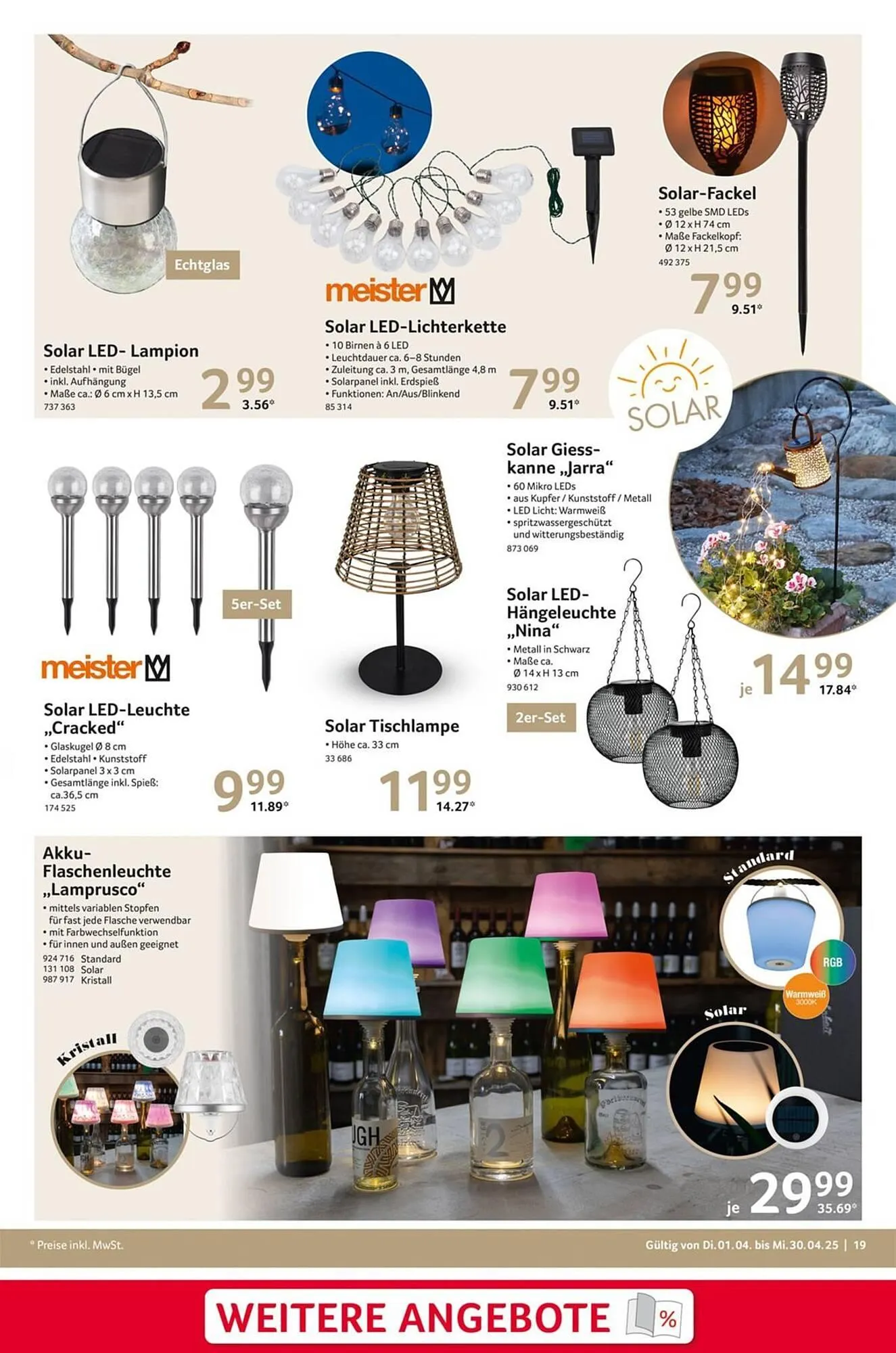 Selgros Prospekt von 1. April bis 30. April 2025 - Prospekt seite 19