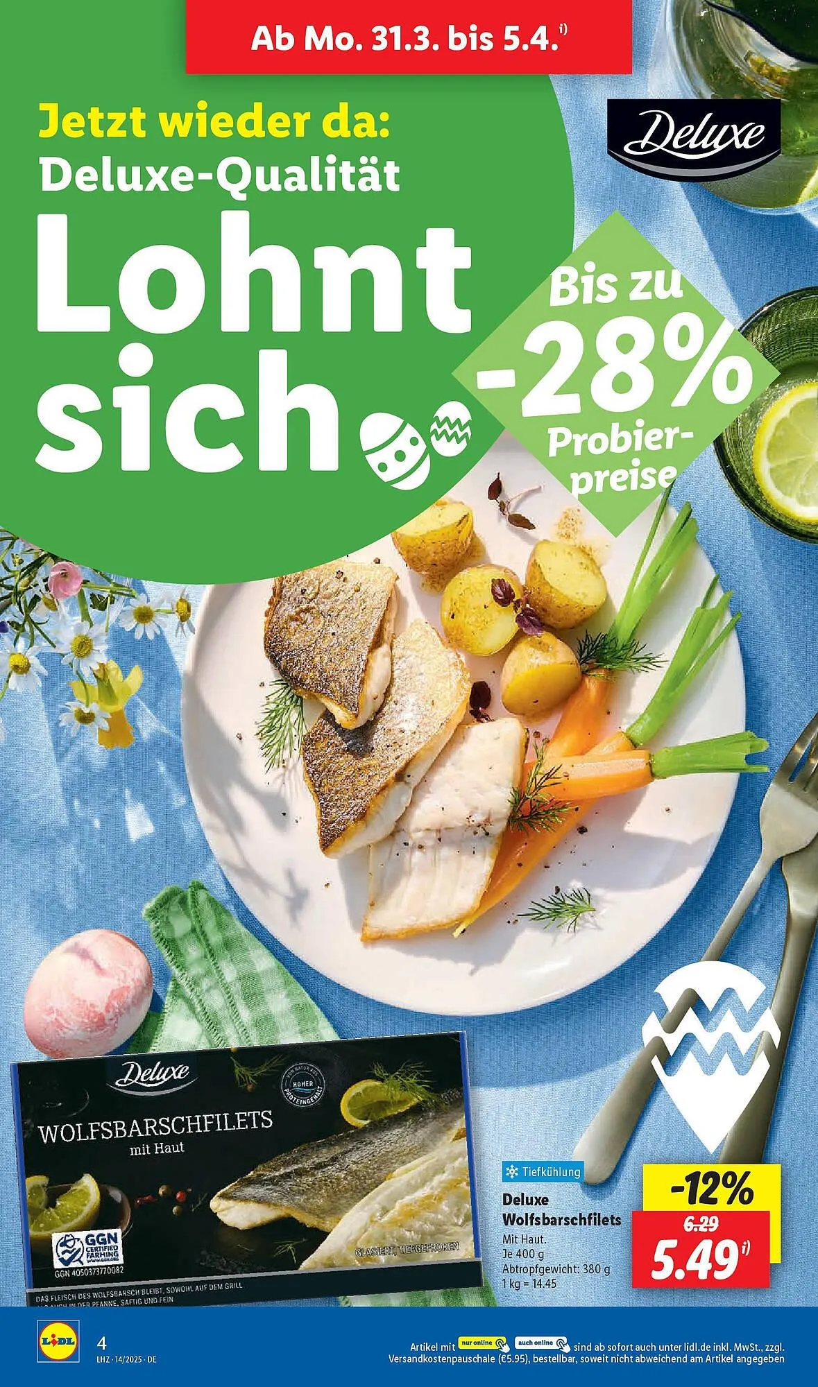 Lidl Prospekt von 31. März bis 5. April 2025 - Prospekt seite 4