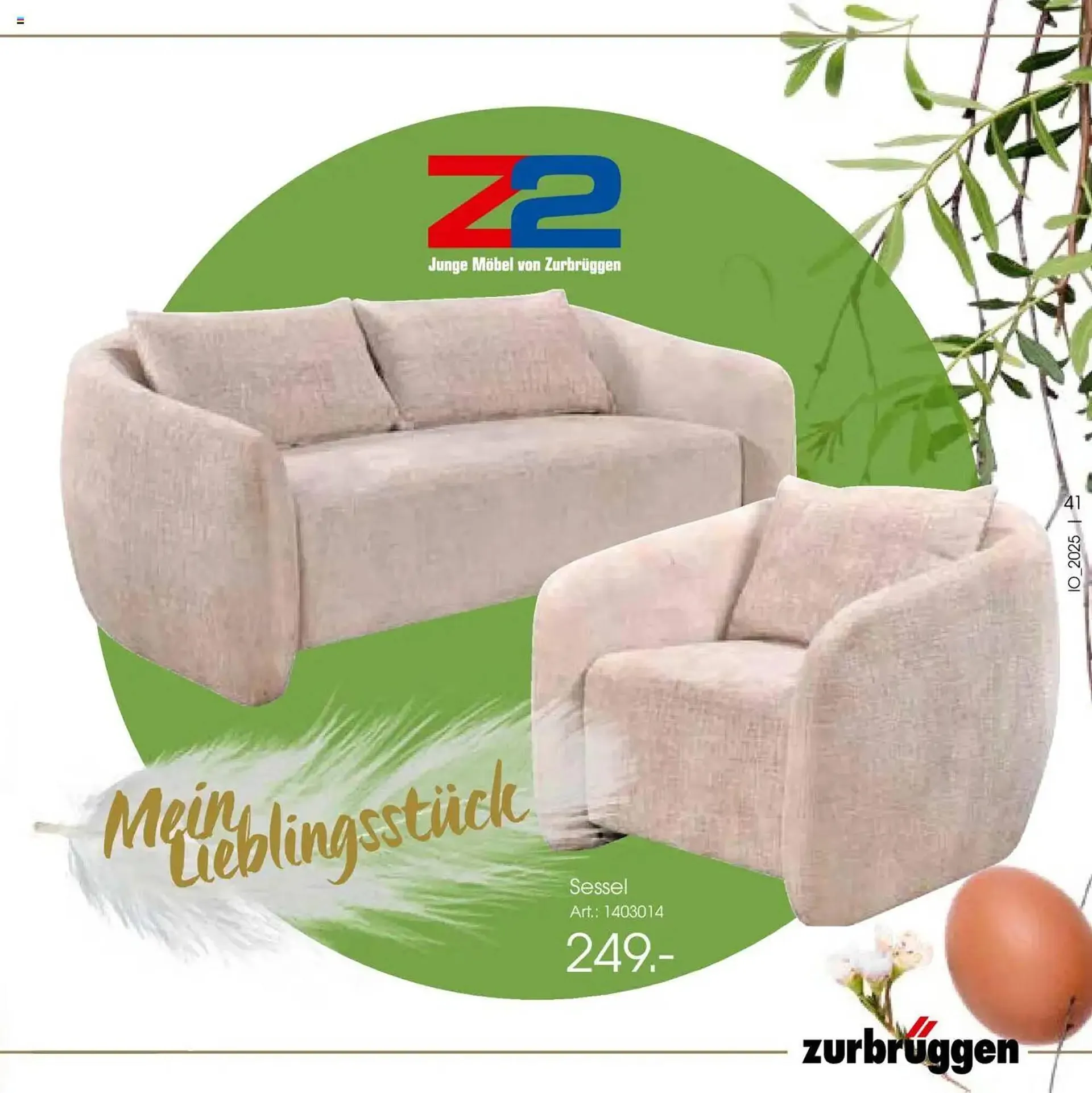 Zurbrüggen Prospekt von 11. April bis 26. April 2025 - Prospekt seite 43