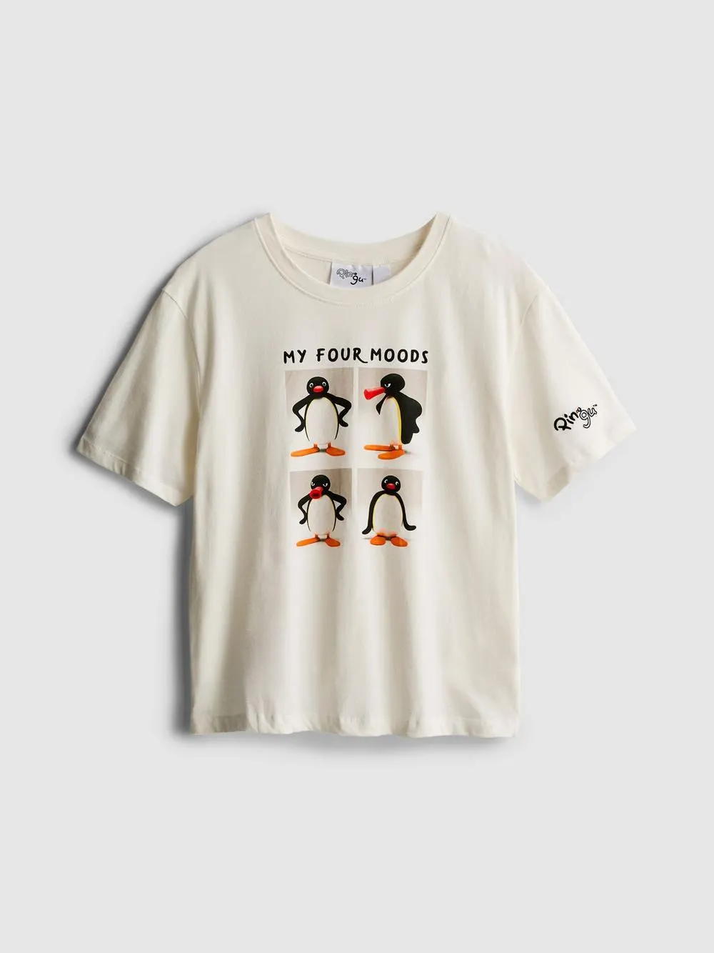 „Pingu“ Baumwollschlafanzugtop mit Grafik