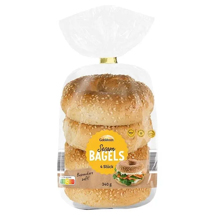 GOLDÄHREN Bagels 340 g, Sesam