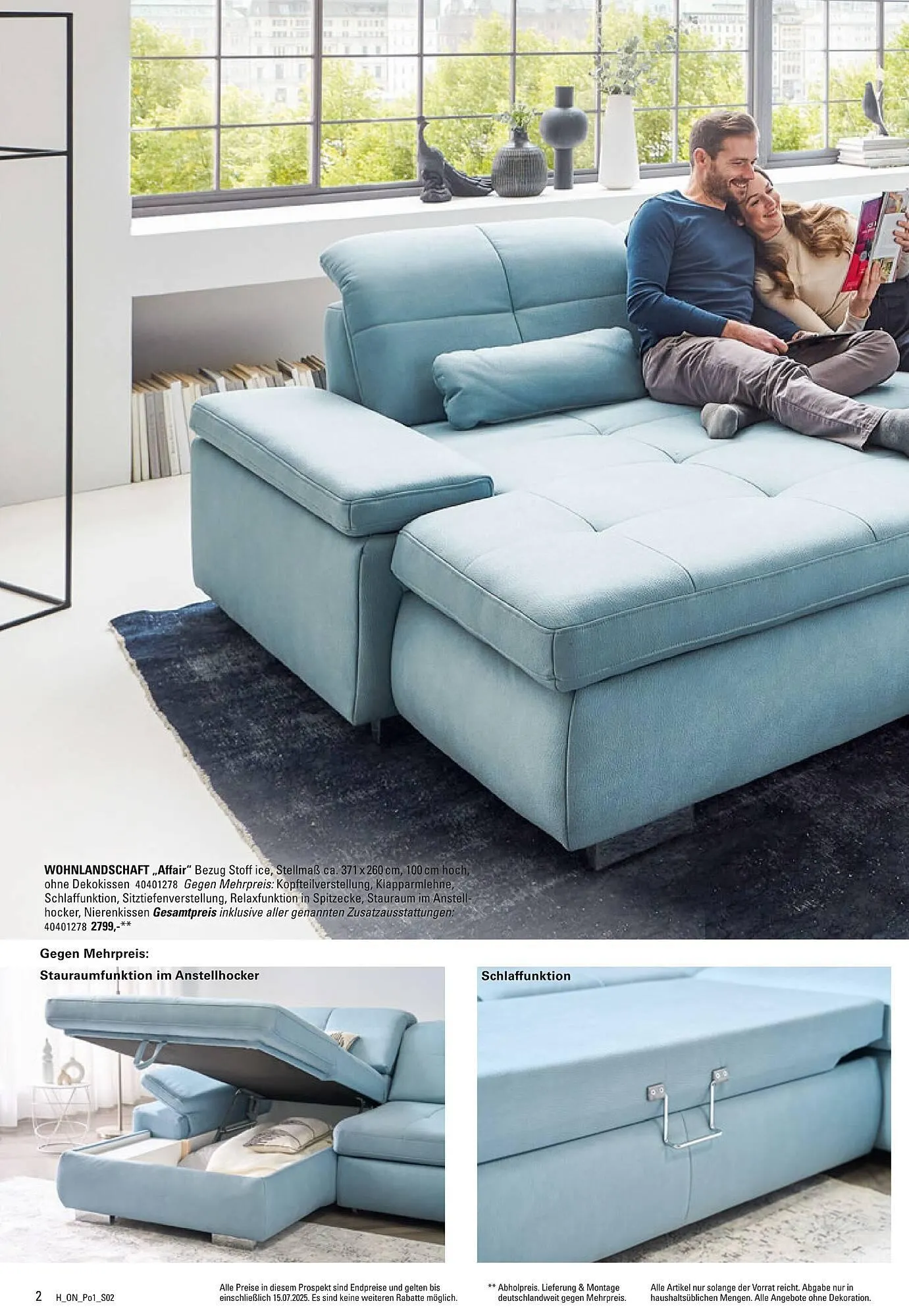 Höffner Prospekt von 4. Juni bis 15. Juli 2025 - Prospekt seite 2