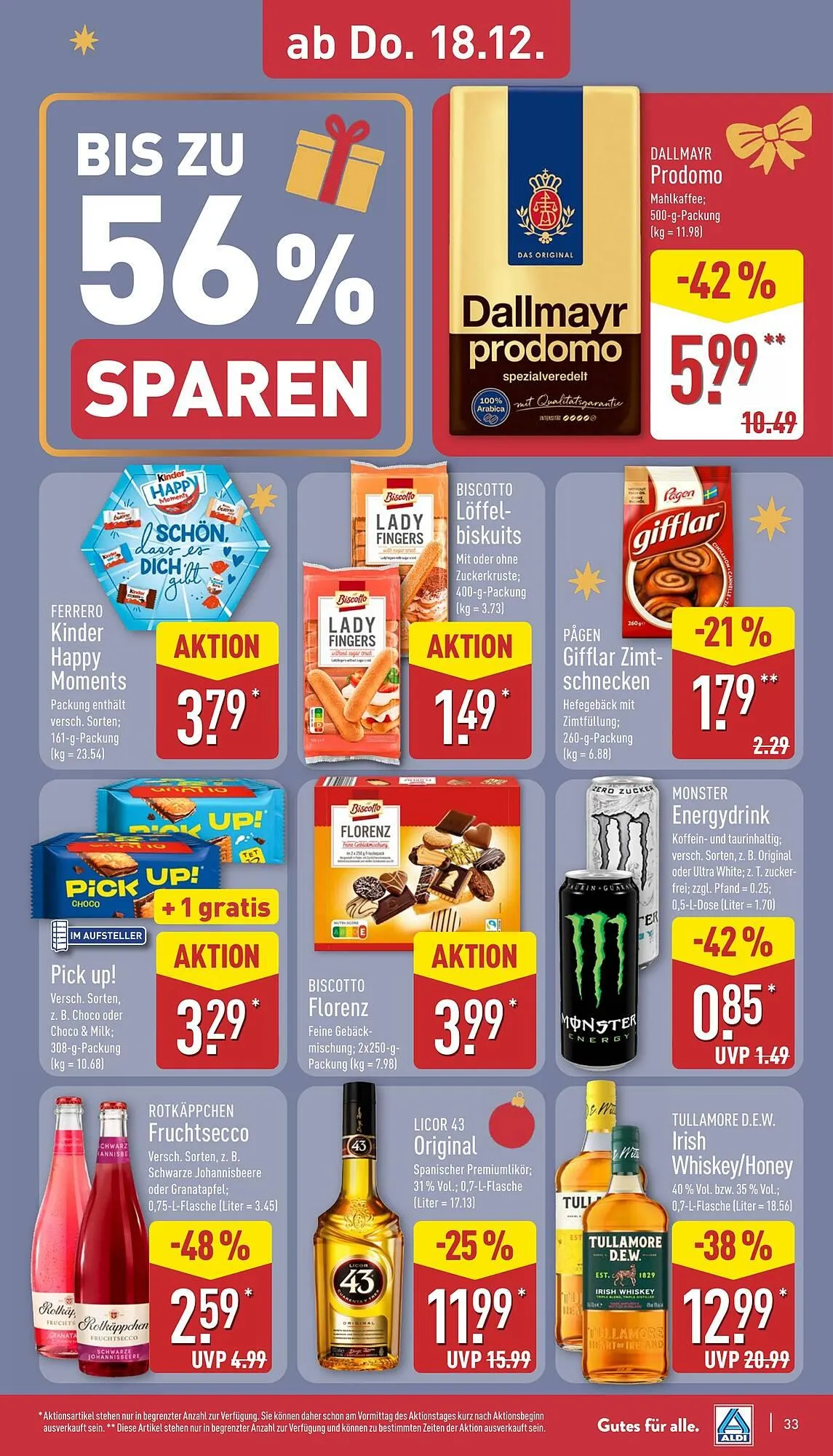 Aldi Nord Prospekt von 15. Dezember bis 20. Dezember 2025 - Prospekt seite 34