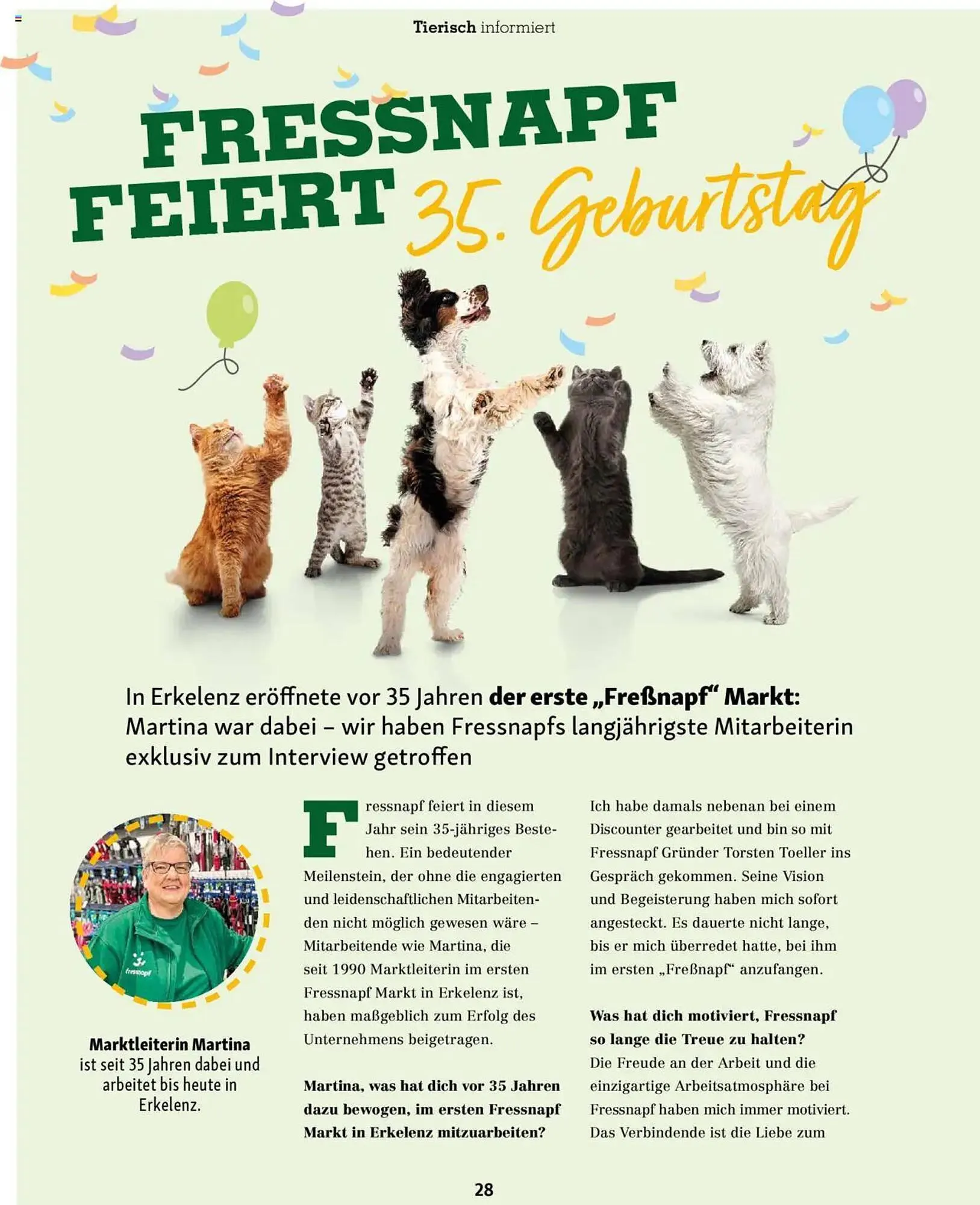 Fressnapf Magazin von 1. September bis 31. Oktober 2025 - Prospekt seite 28