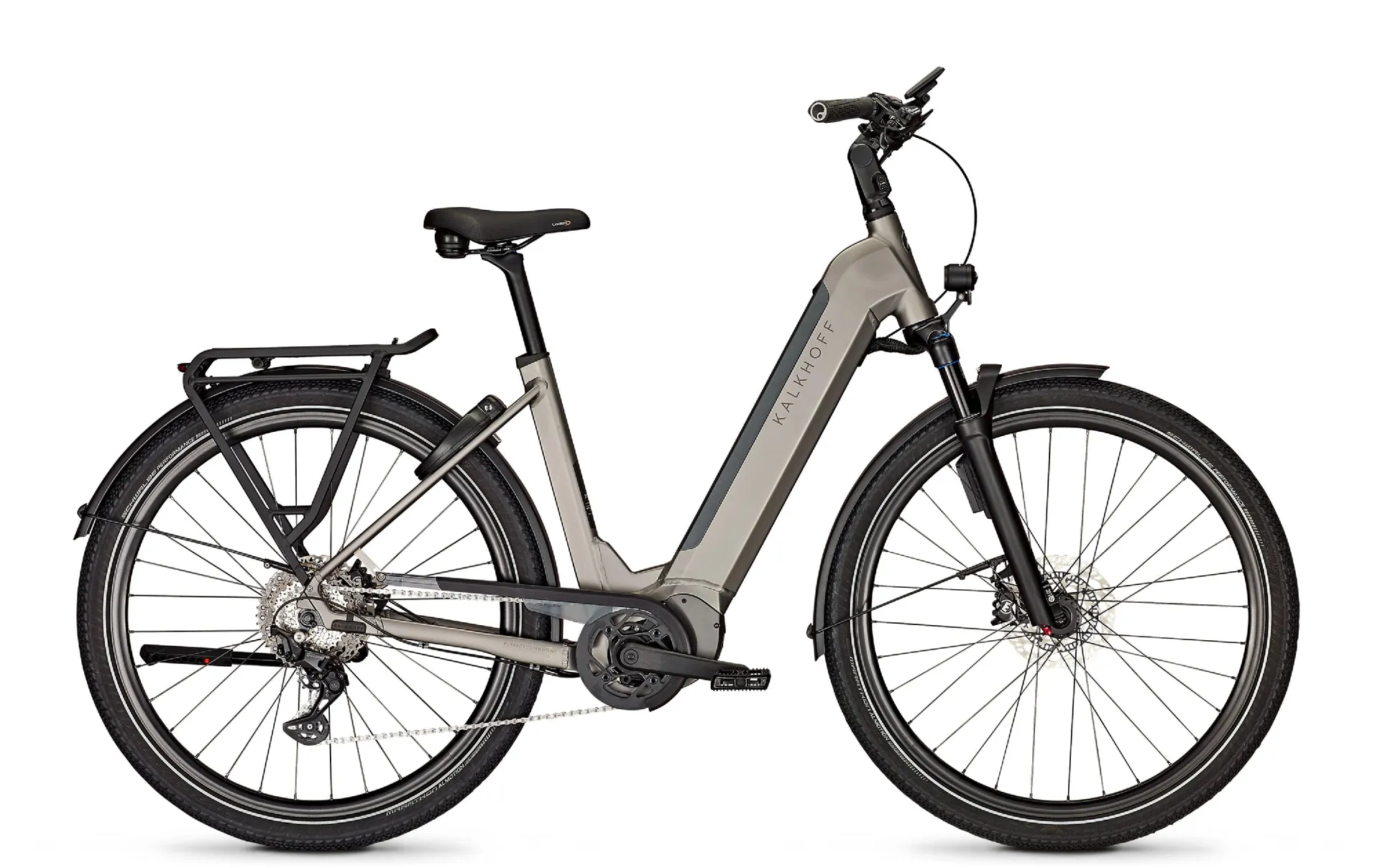 Kalkhoff Endeavour 5 Advance+ ABS Wave | Trekking E-Bike | jetgrey matt