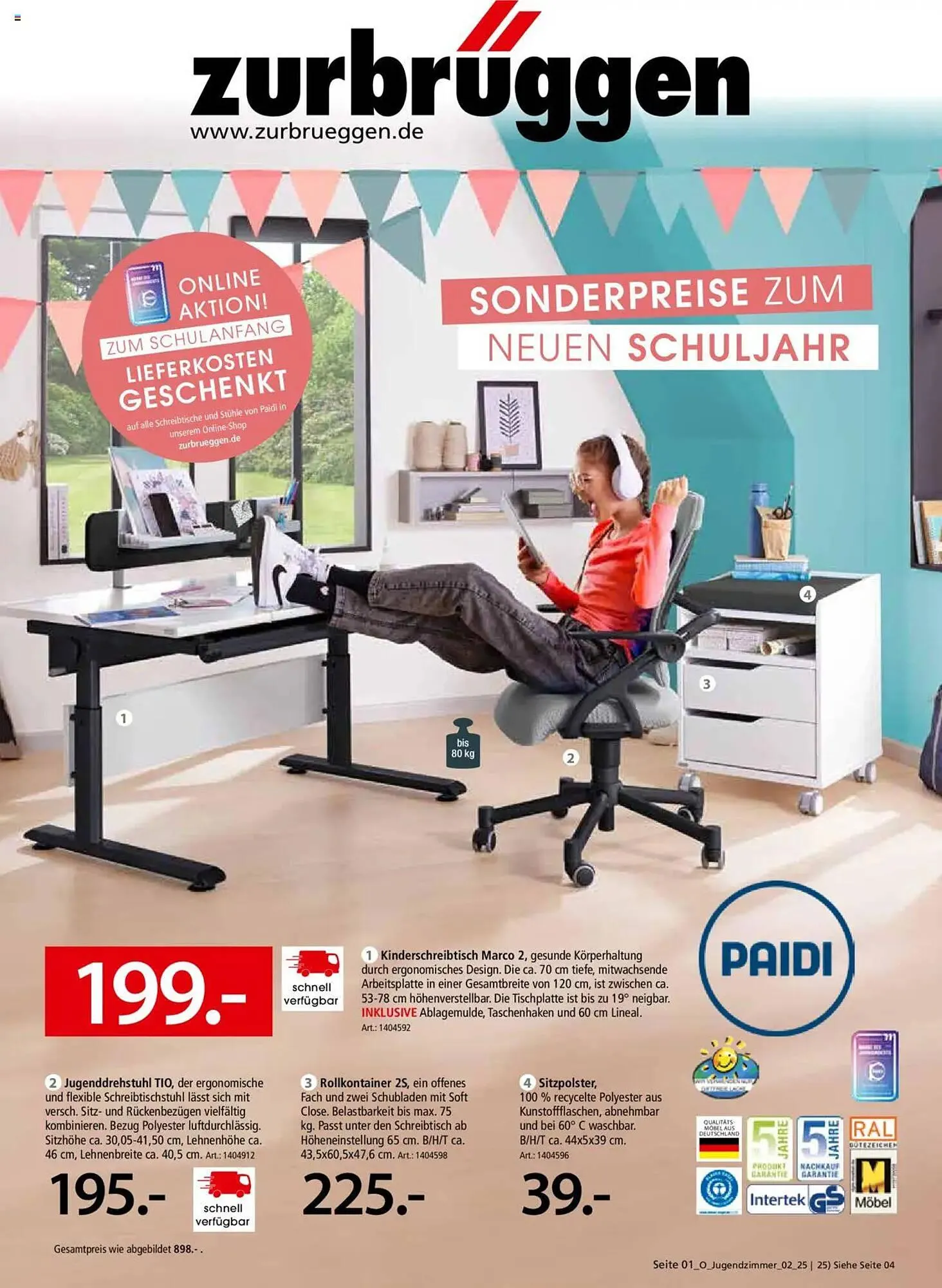 Zurbrüggen Prospekt von 9. August bis 15. September 2025 - Prospekt seite 1