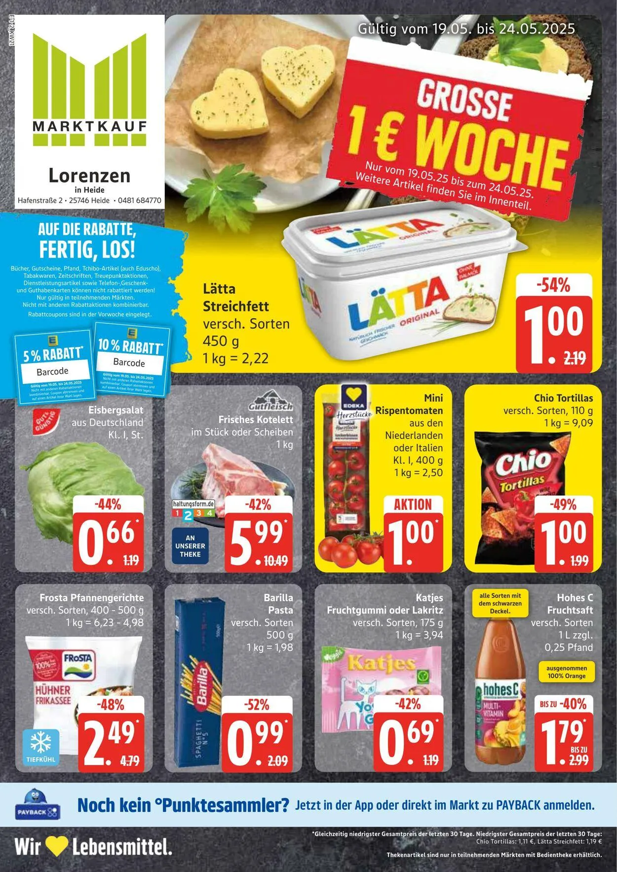 Marktkauf Aktueller Prospekt von 19. Mai bis 24. Mai 2025 - Prospekt seite 1