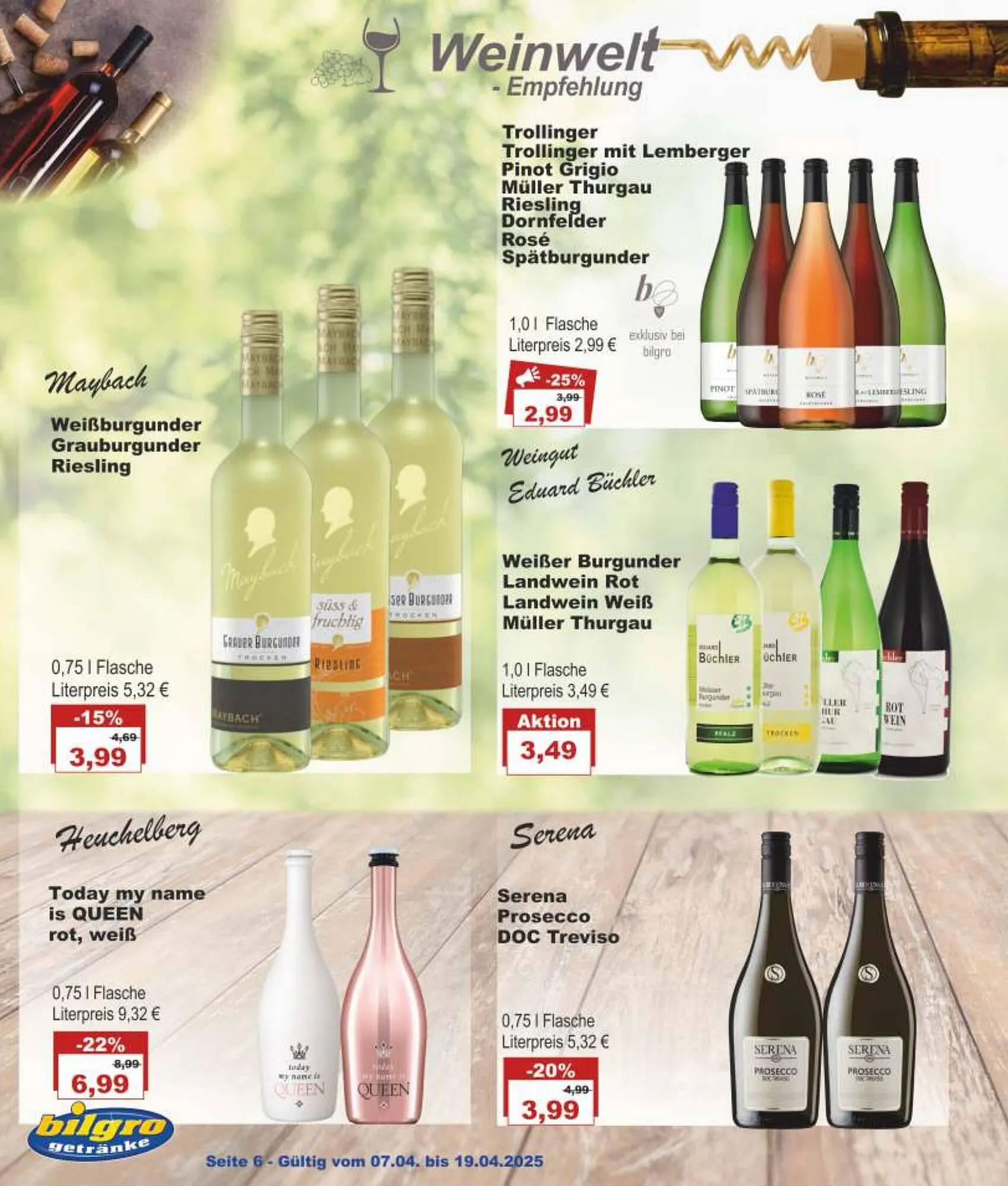 Bilgro Prospekt von 7. April bis 19. April 2025 - Prospekt seite 6