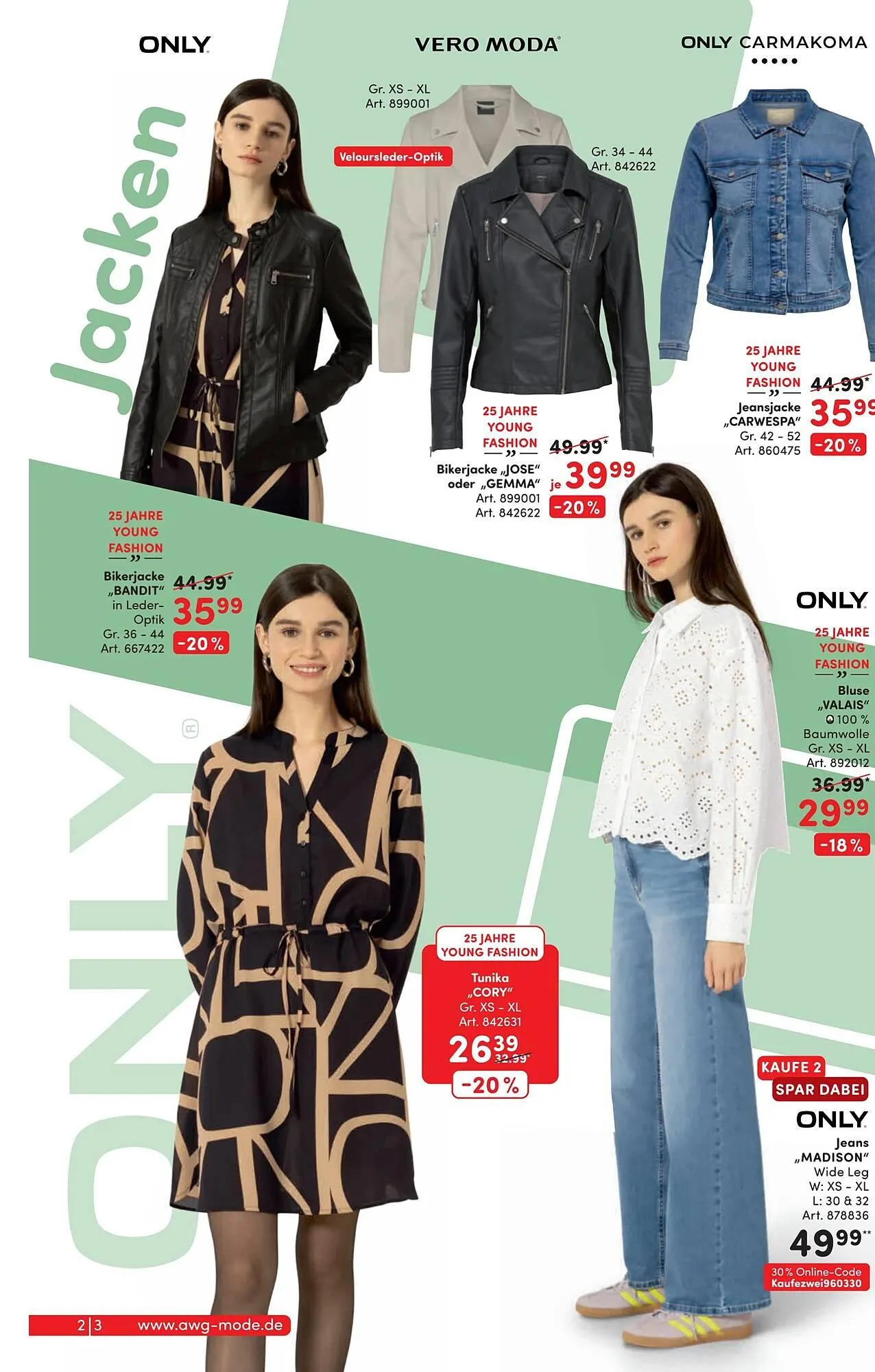 AWG Mode Prospekt von 1. März bis 16. März 2025 - Prospekt seite 2