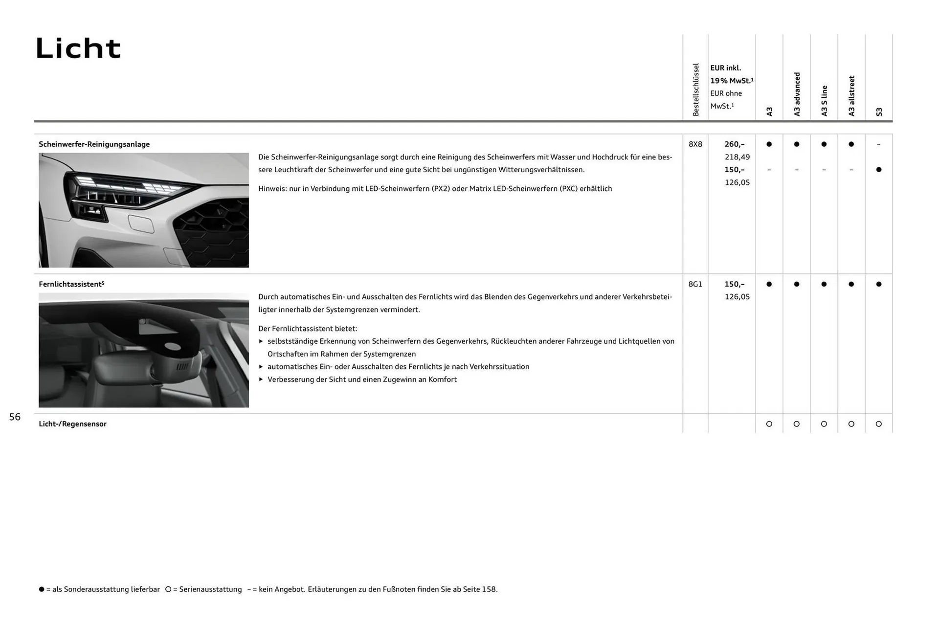 Audi Prospekt von 27. Juli bis 27. Juli 2026 - Prospekt seite 56