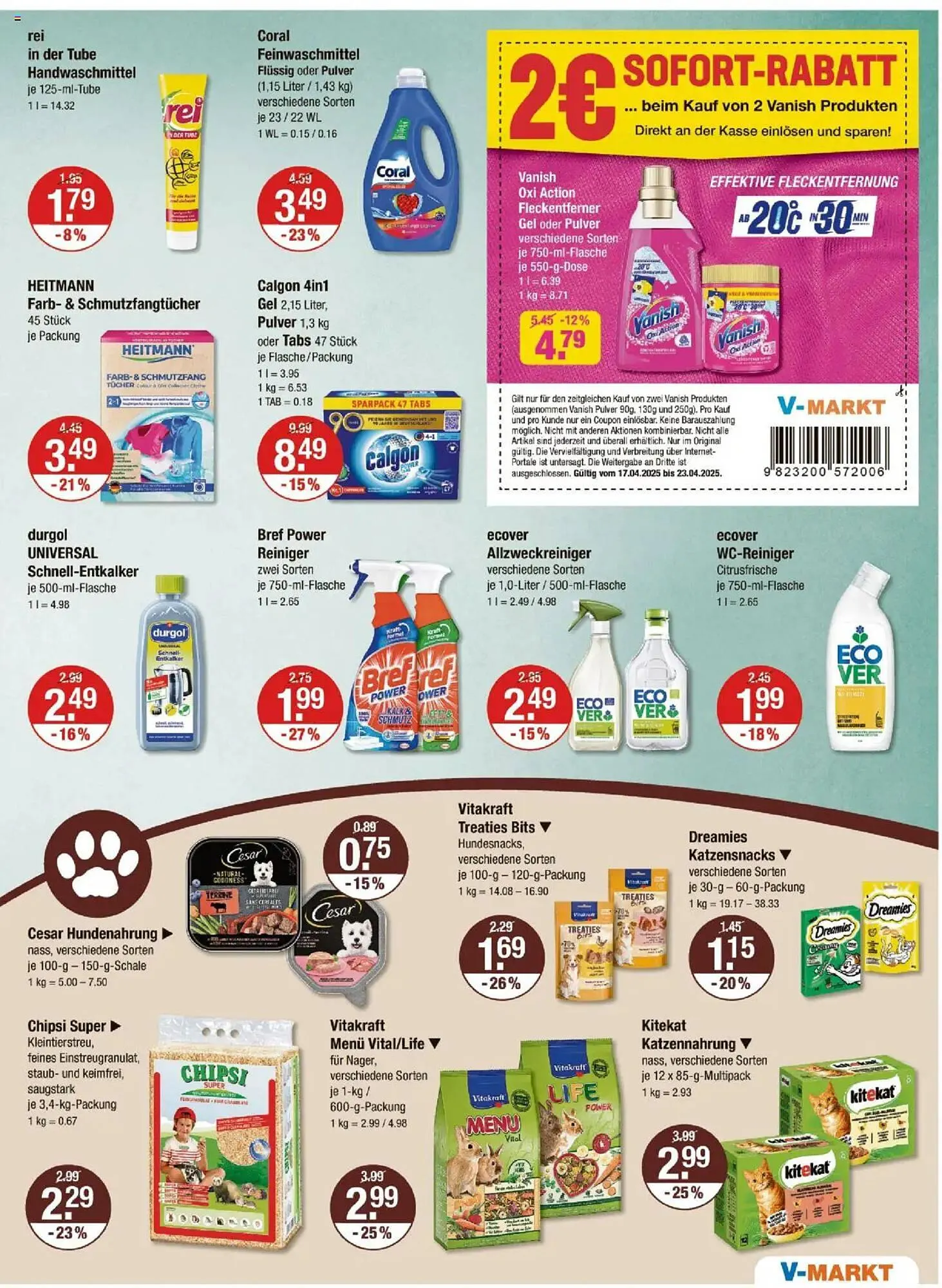 V Markt Prospekt von 17. April bis 23. April 2025 - Prospekt seite 11