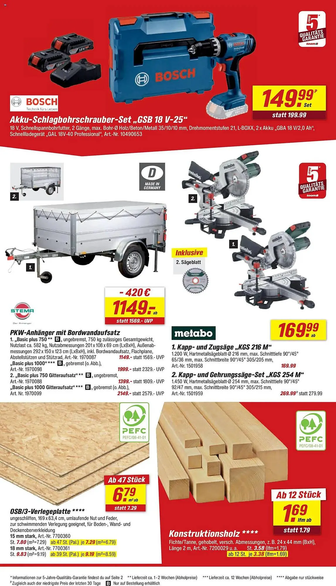 Toom Baumarkt Prospekt von 2. Mai bis 8. Mai 2026 - Prospekt seite 20