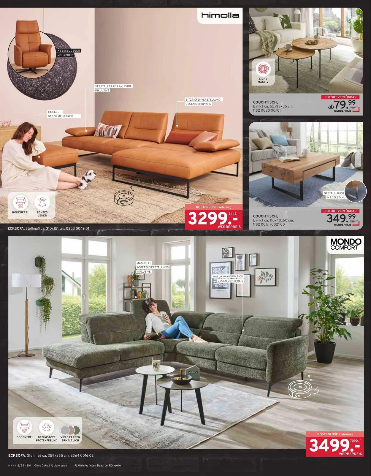 Möbel Heinrich Aktueller Prospekt von 17. November bis 7. Dezember 2025 - Prospekt seite 10