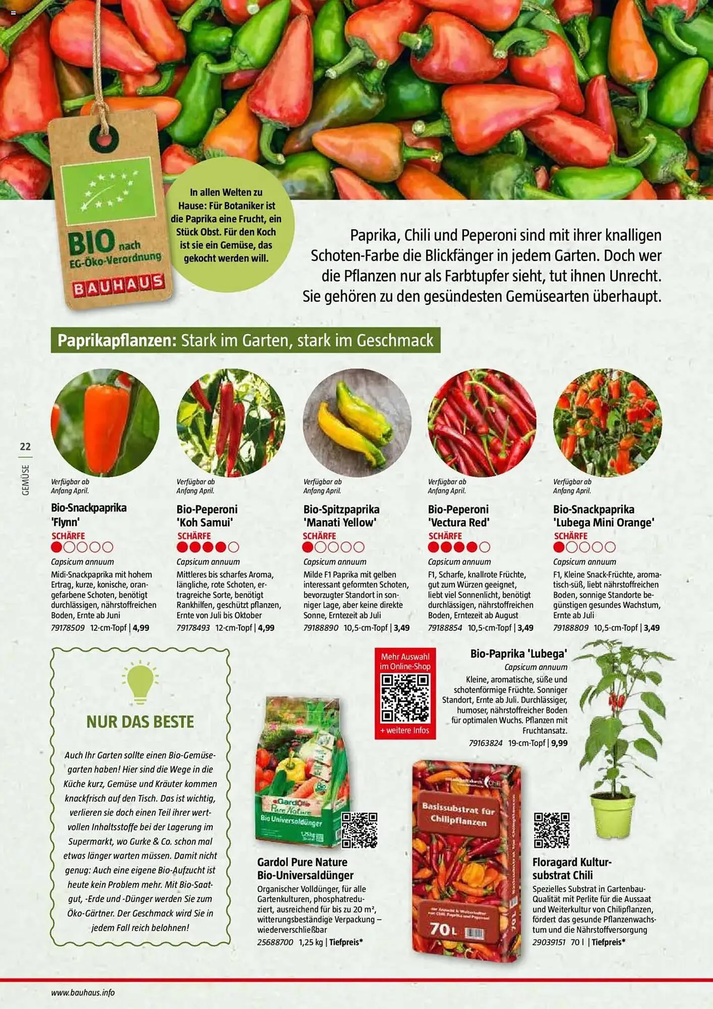 Bauhaus Prospekt von 20. Januar bis 30. Juni 2025 - Prospekt seite 22