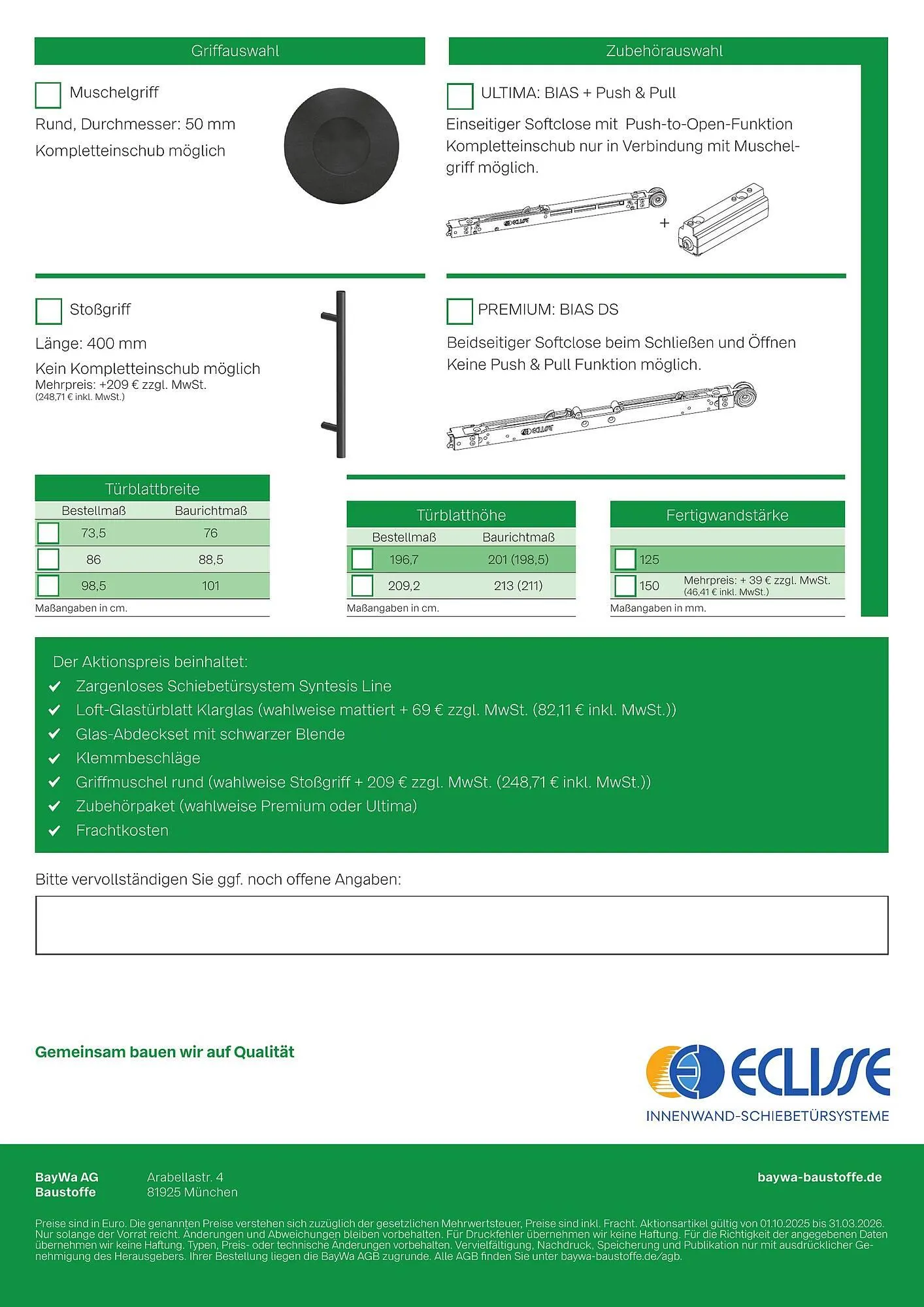 BayWa Prospekt von 1. Oktober bis 31. März 2026 - Prospekt seite 2