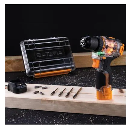 Batavia Fusion Drill 12V Brushless Akku-Bohrschrauber - Set inkl. Akku und Ladegerät