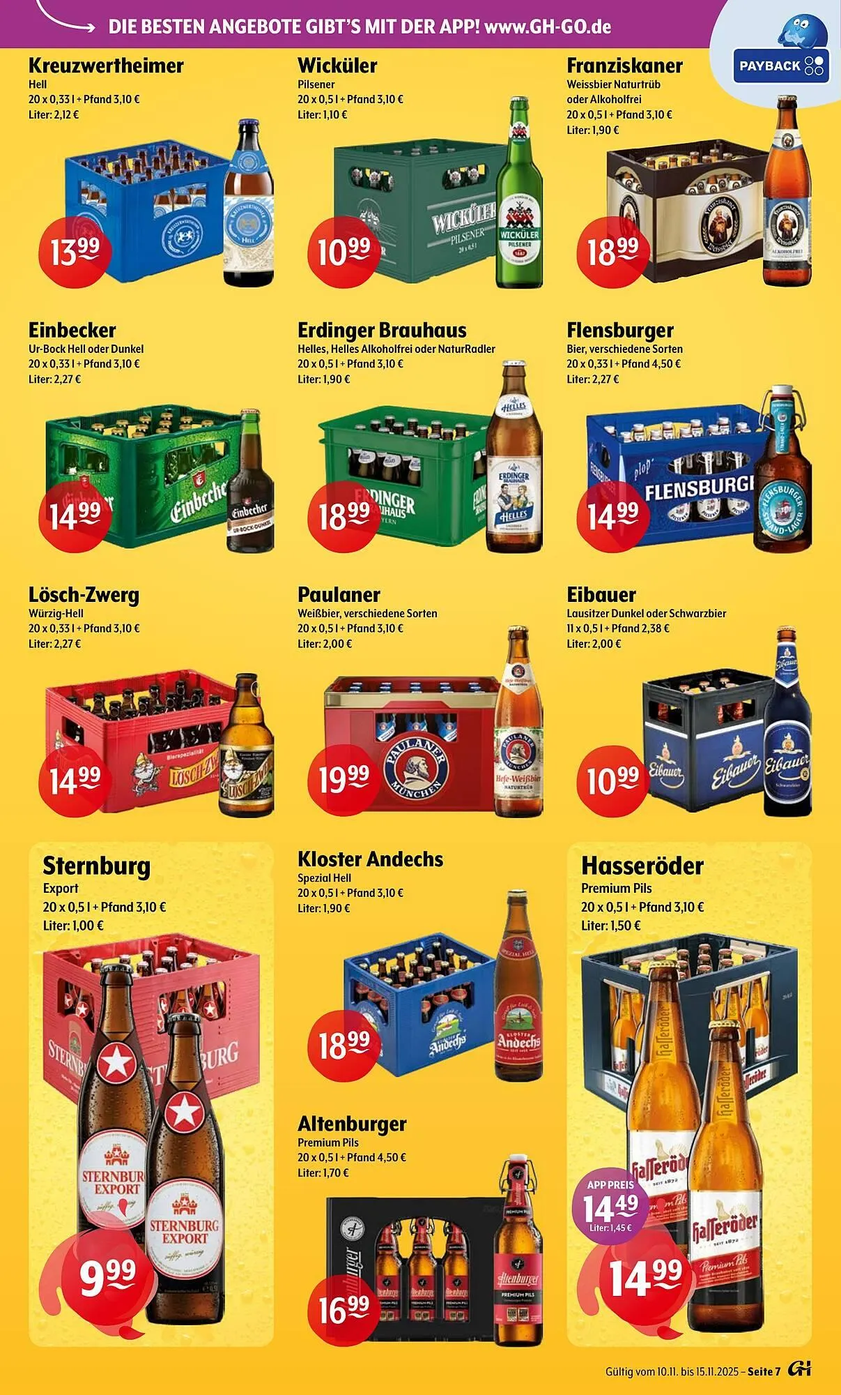 Getränke Hoffmann Prospekt von 10. November bis 15. November 2025 - Prospekt seite 7