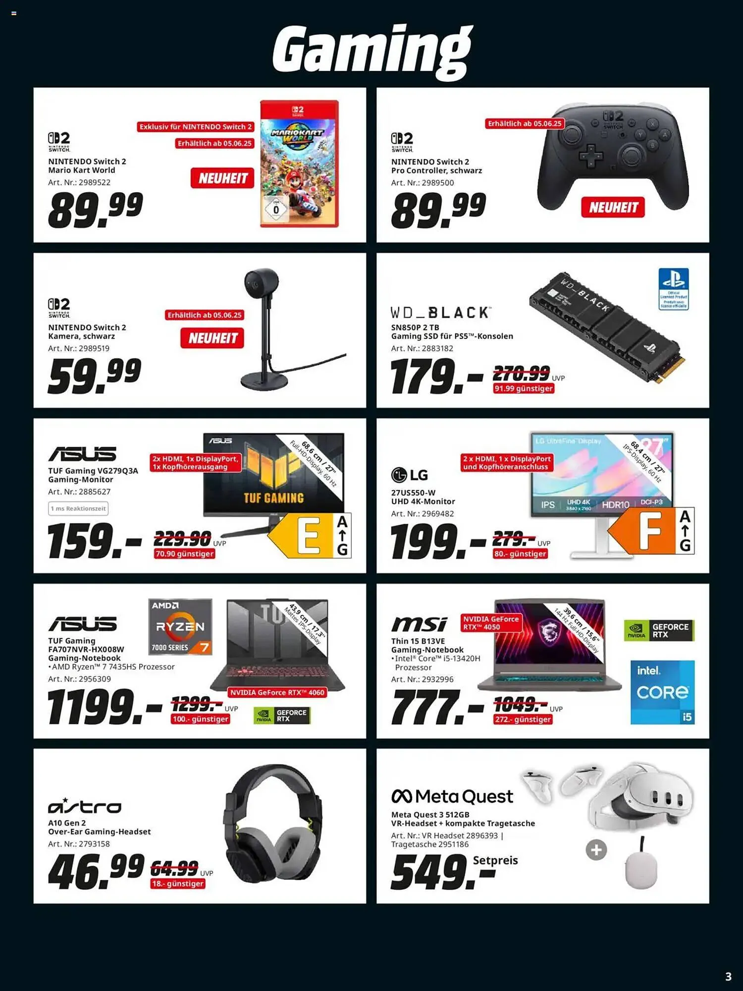 Saturn Prospekt von 19. Mai bis 7. Juni 2025 - Prospekt seite 3