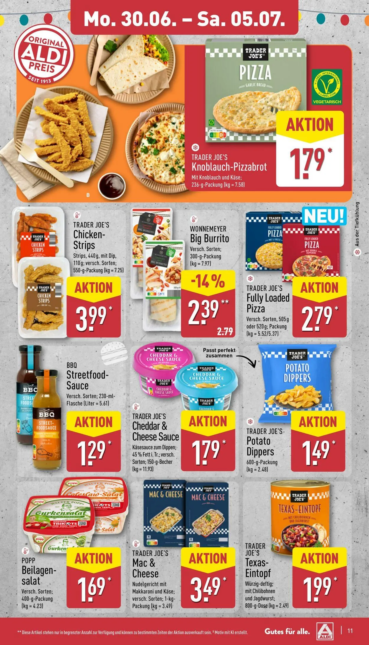 Aldi-Nord von 30. Juni bis 5. Juli 2025 - Prospekt seite 11