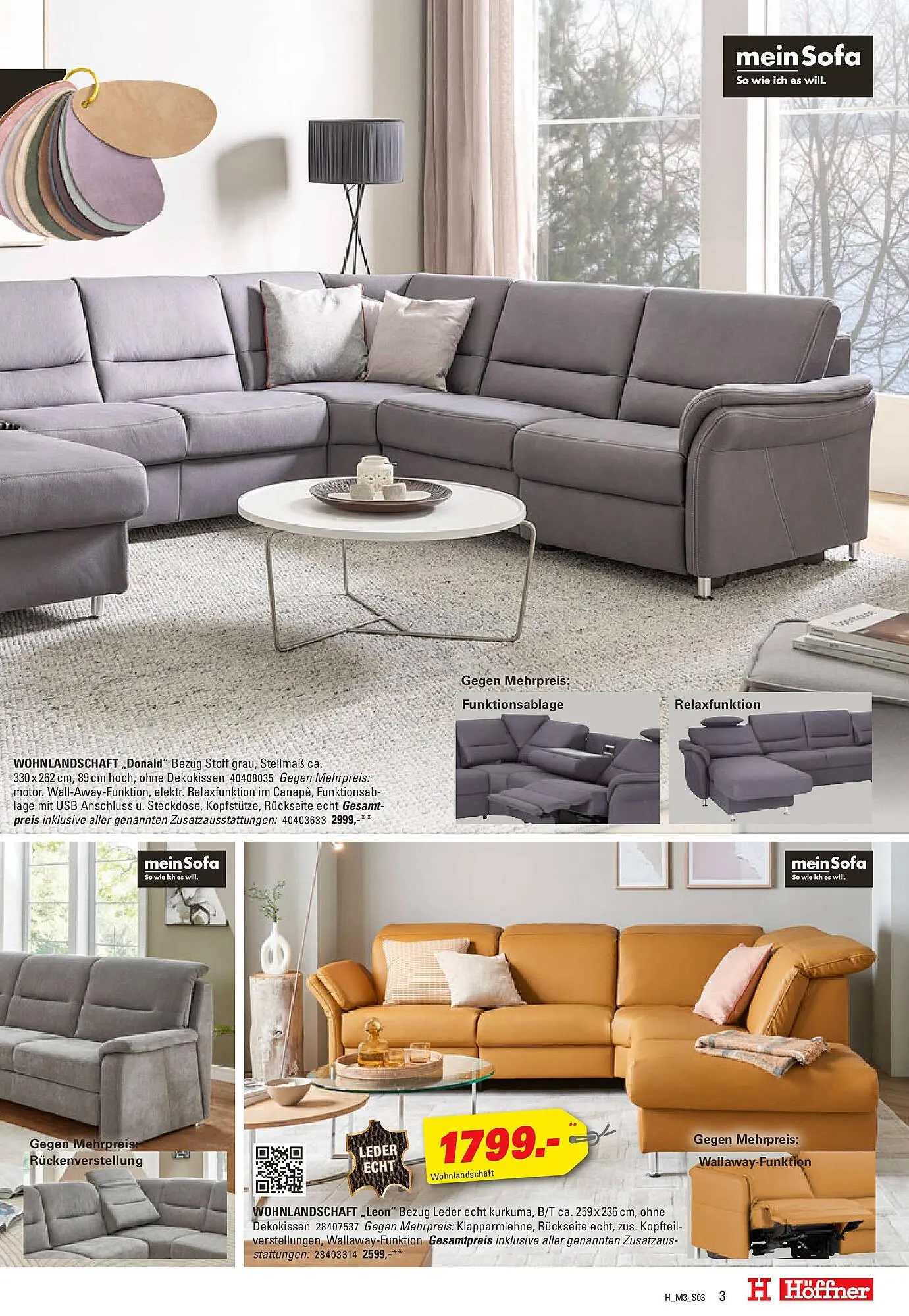 Höffner Prospekt von 11. März bis 25. März 2025 - Prospekt seite 3