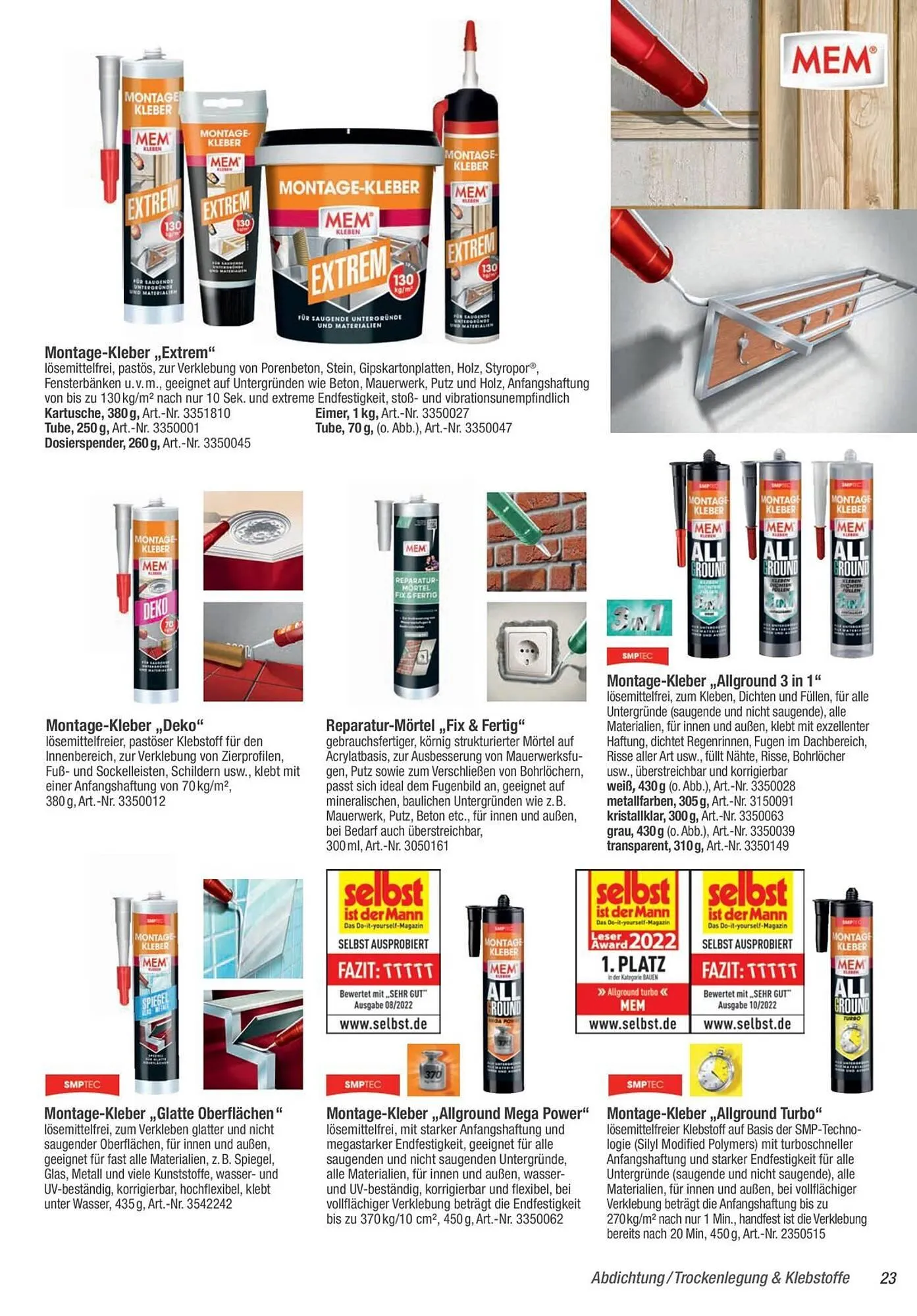 Toom Baumarkt Prospekt von 15. Oktober bis 31. Dezember 2025 - Prospekt seite 23