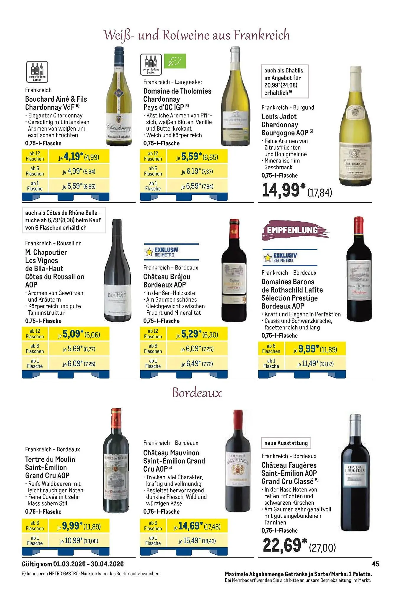METRO Prospekt von 22. März bis 28. März 2026 - Prospekt seite 45