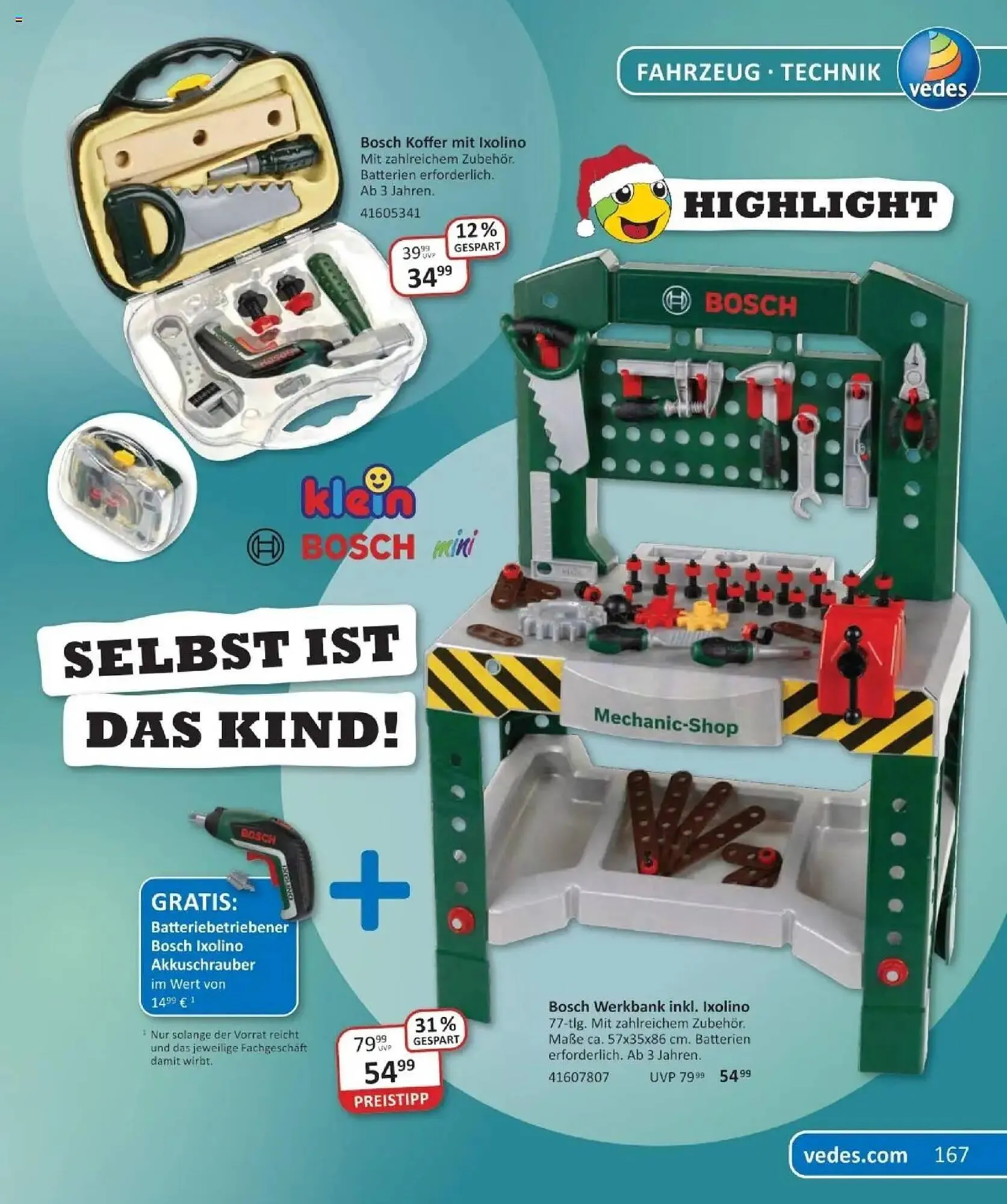 Vedes Prospekt von 29. September bis 6. Januar 2026 - Prospekt seite 167