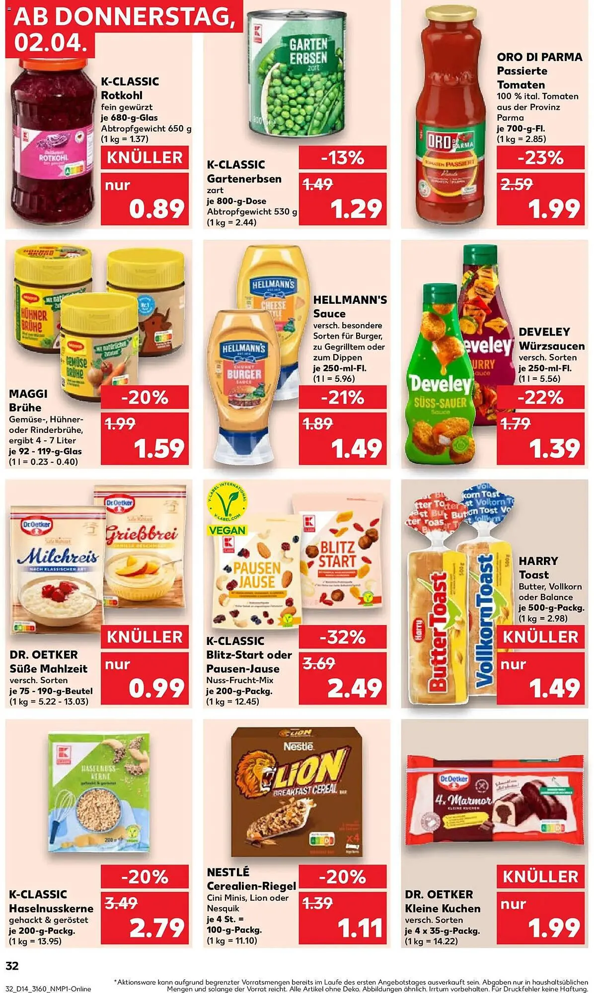 Kaufland Prospekt von 2. April bis 8. April 2026 - Prospekt seite 32