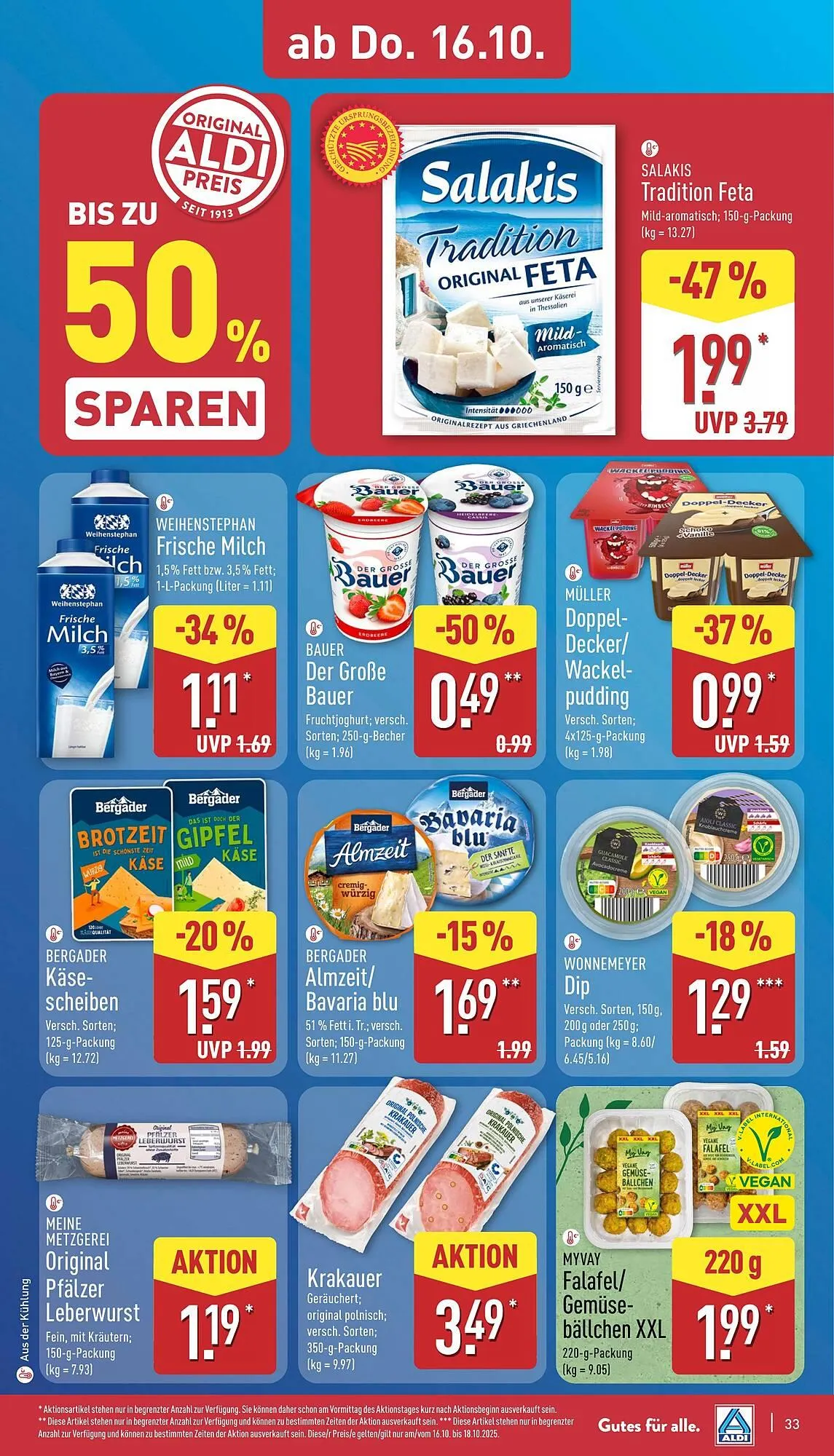 Aldi Nord Prospekt von 13. Oktober bis 19. Oktober 2025 - Prospekt seite 33