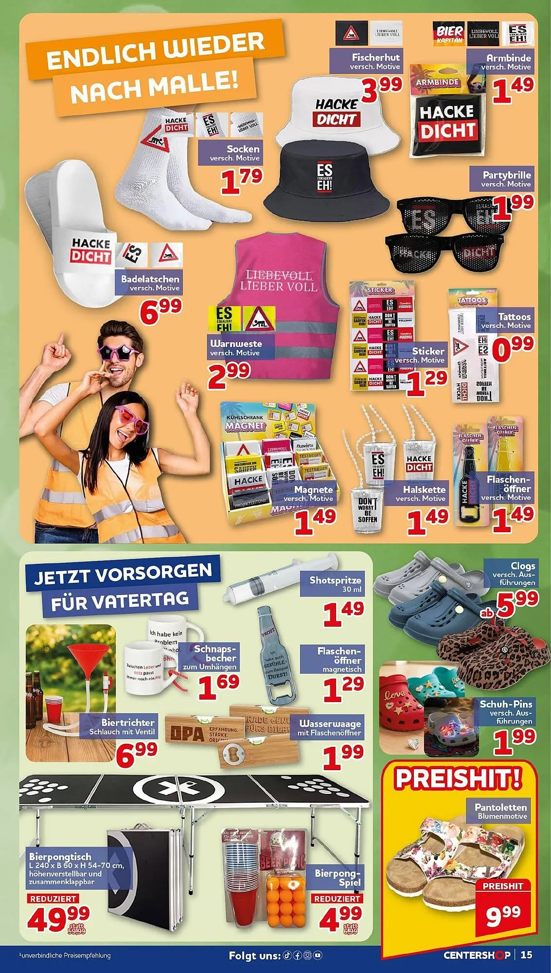 CENTERSHOP Prospekt von 4. Mai bis 9. Mai 2026 - Prospekt seite 15
