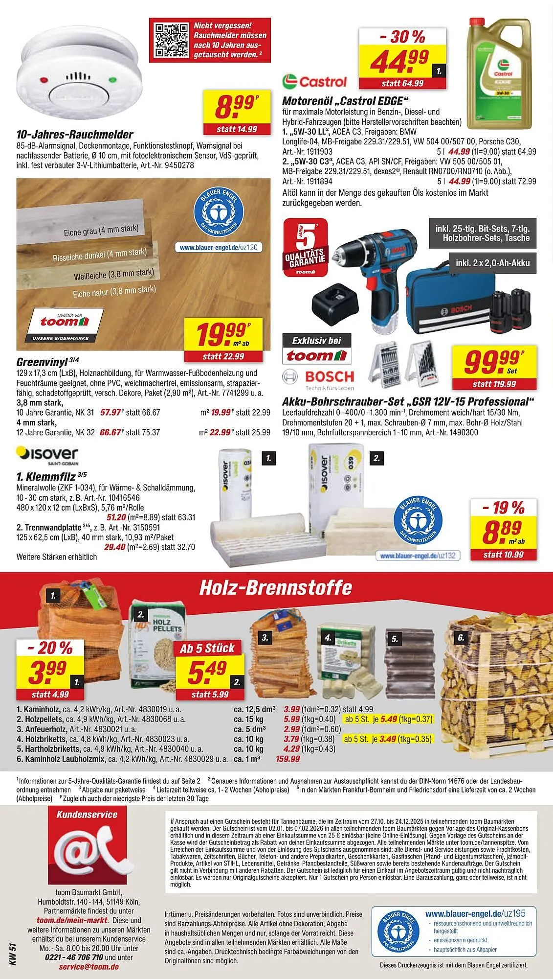 Toom Baumarkt Prospekt von 13. Dezember bis 24. Dezember 2025 - Prospekt seite 16