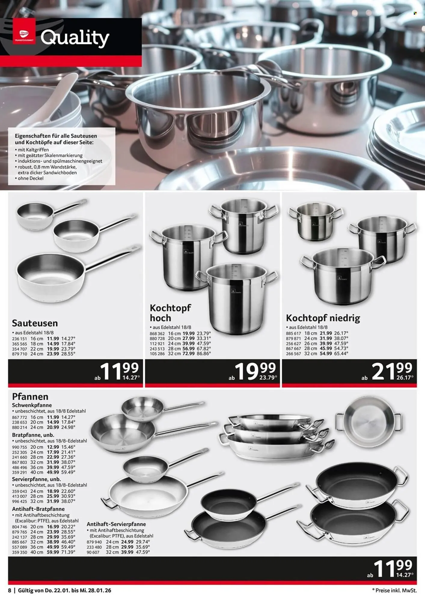 Selgros Prospekt von 22. Januar bis 28. Januar 2026 - Prospekt seite 8