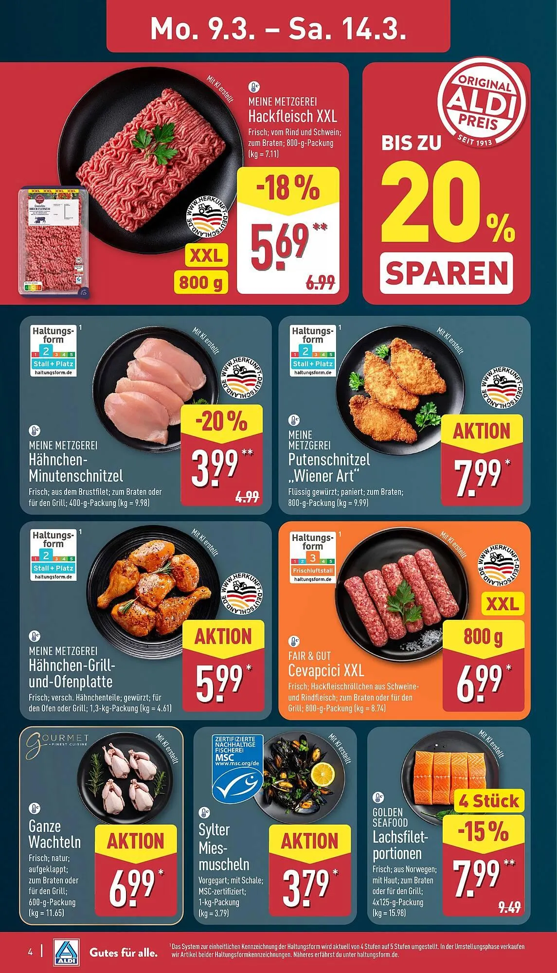Aldi Nord Prospekt von 9. März bis 14. März 2026 - Prospekt seite 4