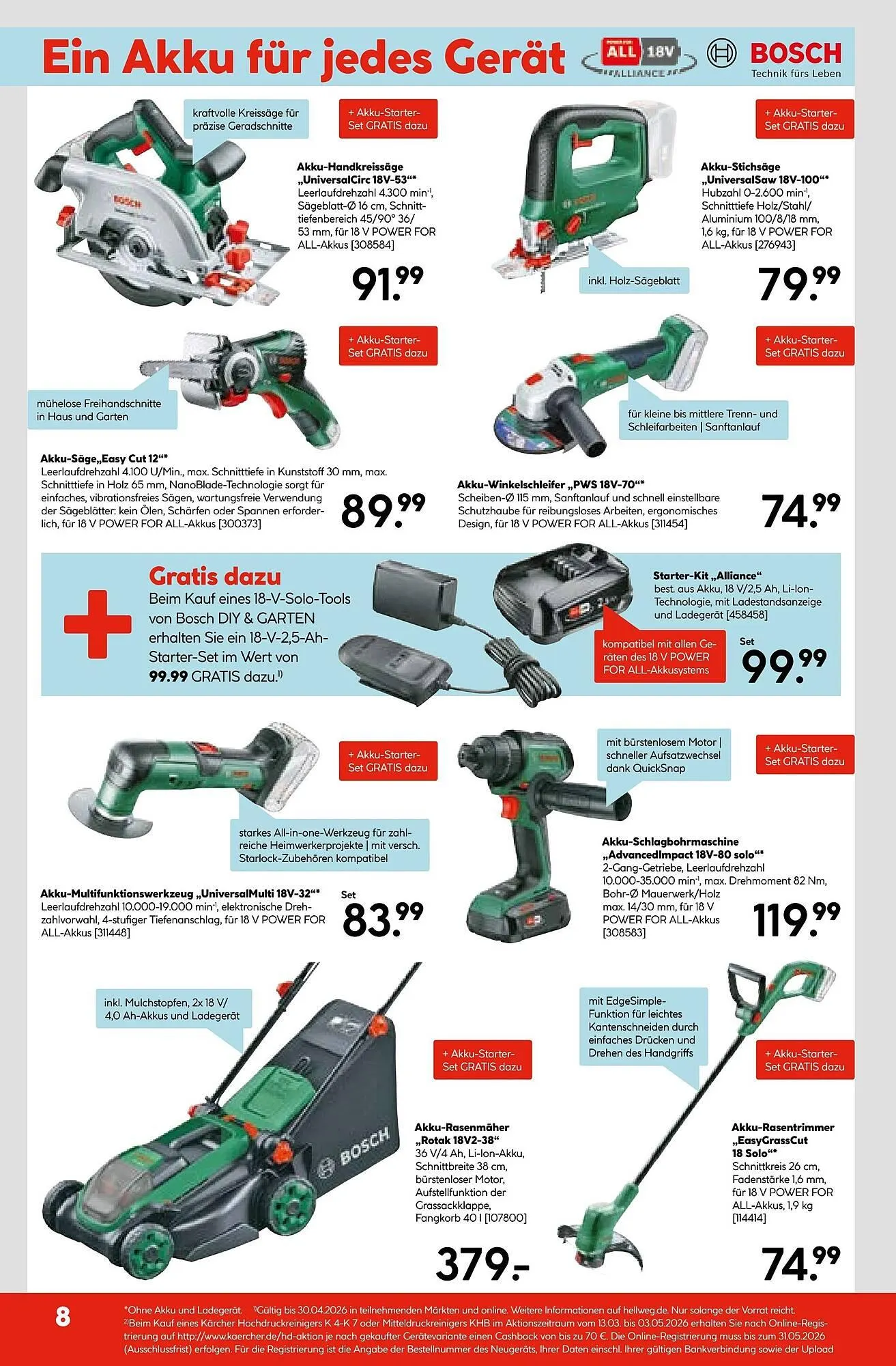 Hellweg Prospekt von 16. März bis 22. März 2026 - Prospekt seite 8