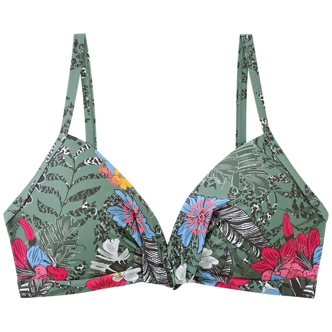 Damen Bikinioberteil mit Allover-Print