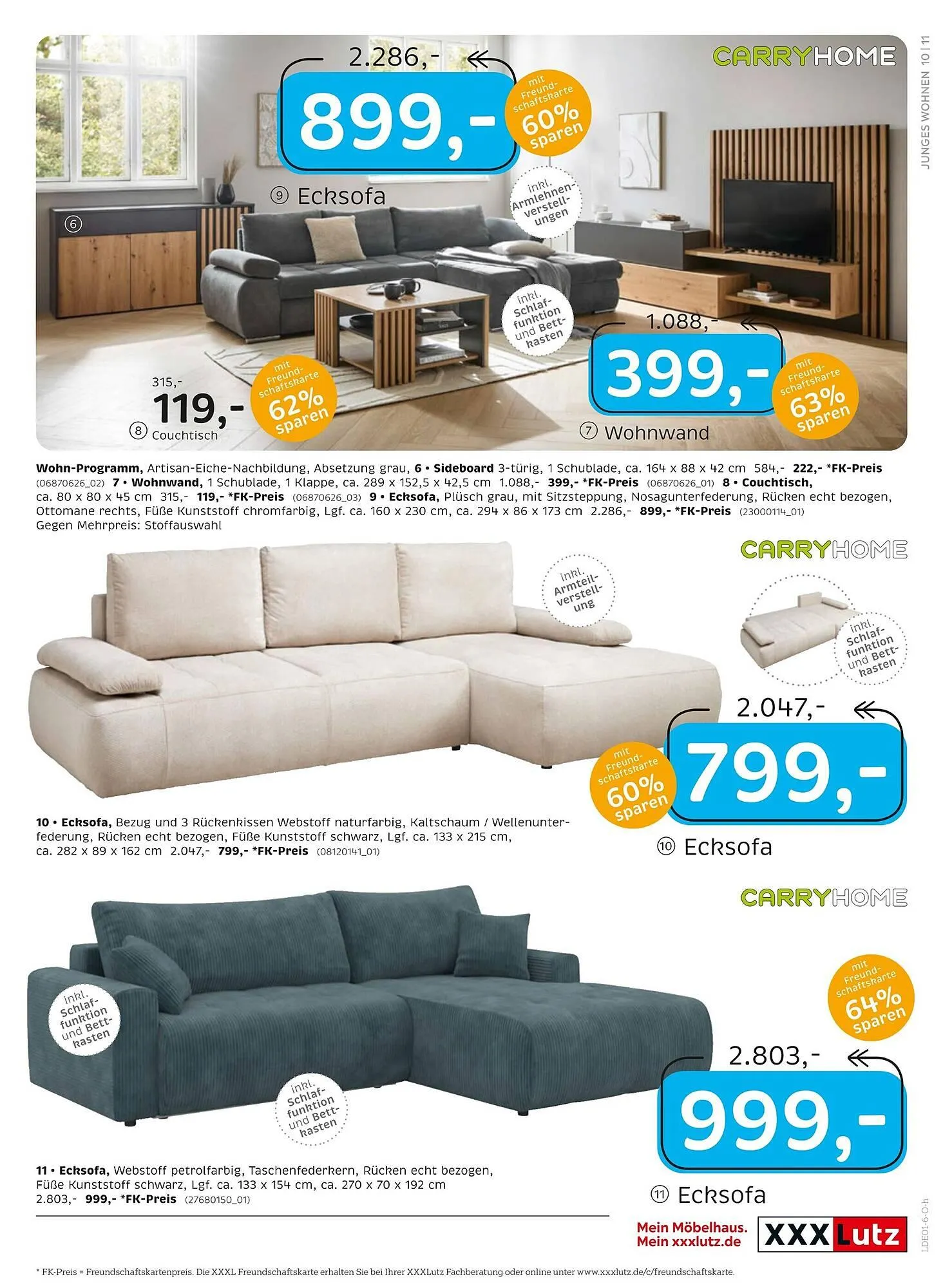 XXXLutz Prospekt von 29. Dezember bis 11. Januar 2026 - Prospekt seite 11