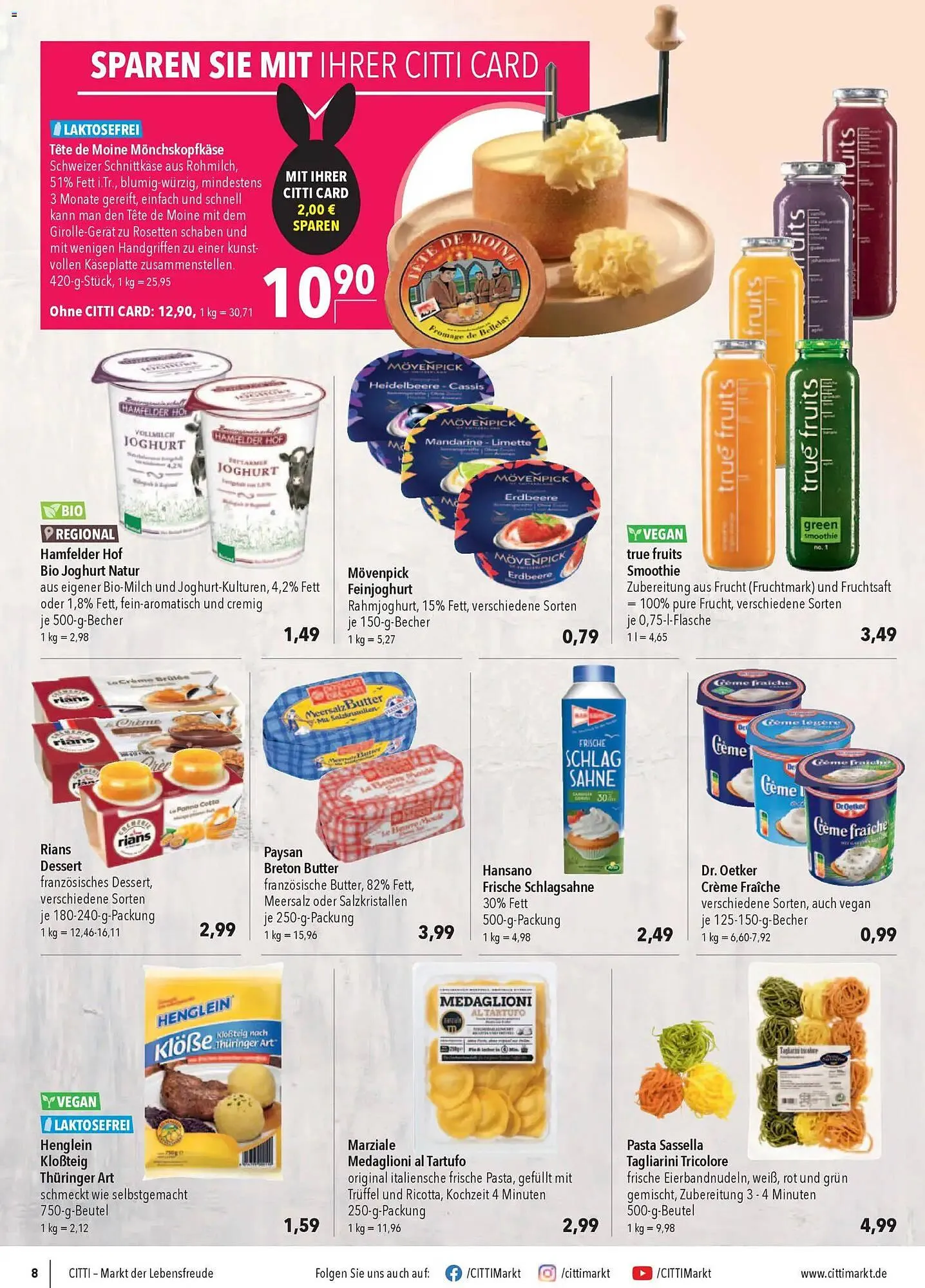 CITTI Markt Prospekt von 1. April bis 7. April 2026 - Prospekt seite 8
