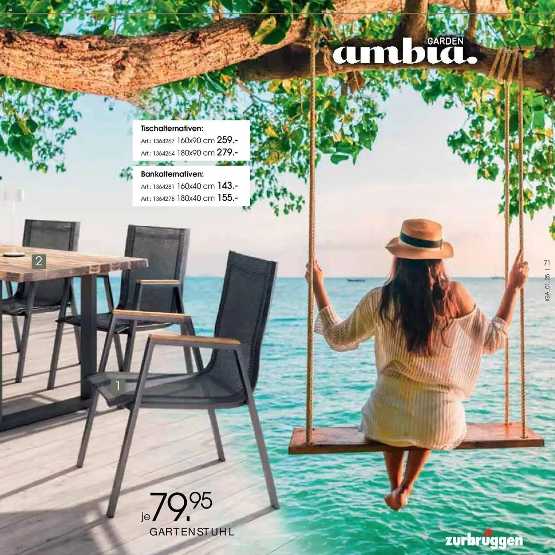 Zurbrüggen Prospekt von 18. Februar bis 31. August 2025 - Prospekt seite 71