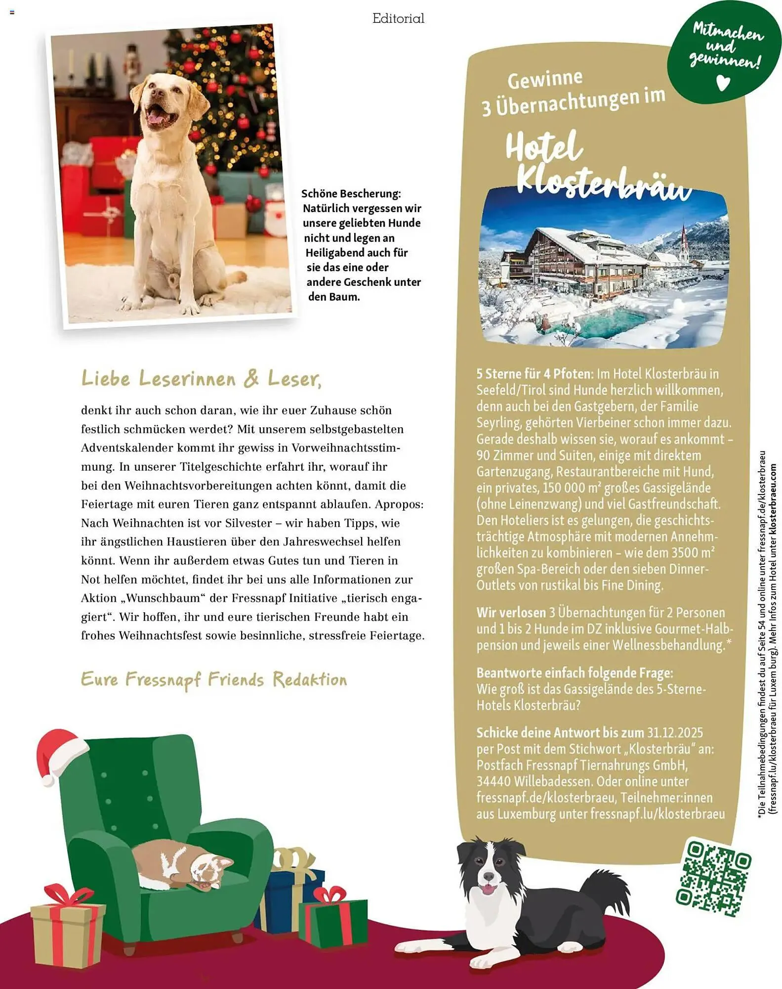 Fressnapf Magazin von 1. November bis 31. Dezember 2025 - Prospekt seite 3