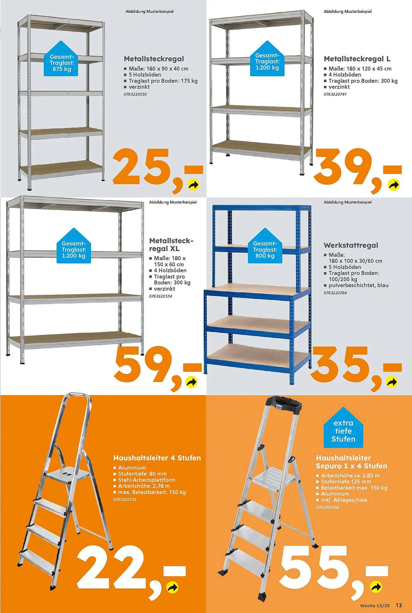 Globus Baumarkt Prospekt von 23. März bis 29. März 2025 - Prospekt seite 13