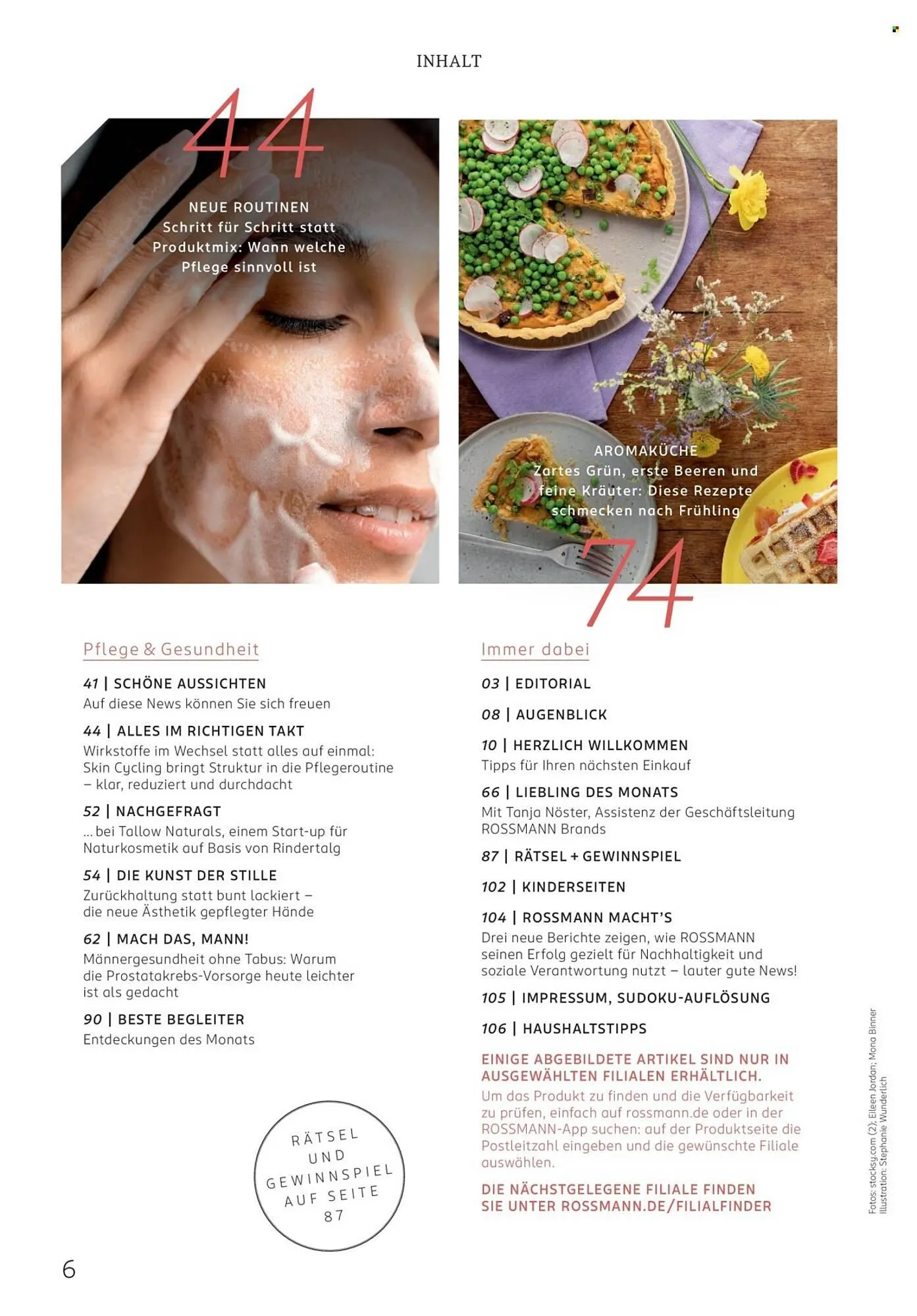 Rossmann Magazin von 1. April bis 30. April 2026 - Prospekt seite 6