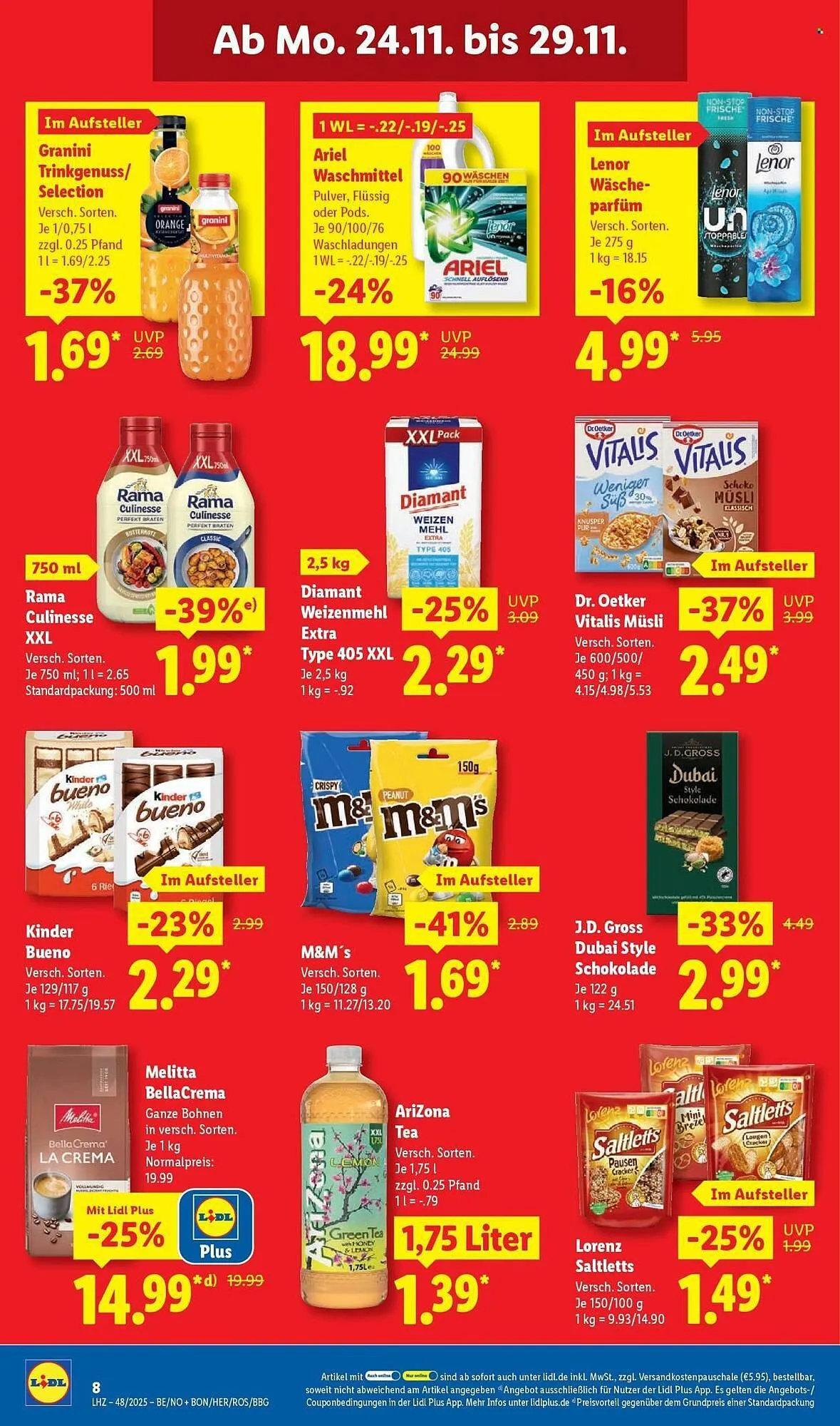 Lidl Prospekt von 24. November bis 29. November 2025 - Prospekt seite 8