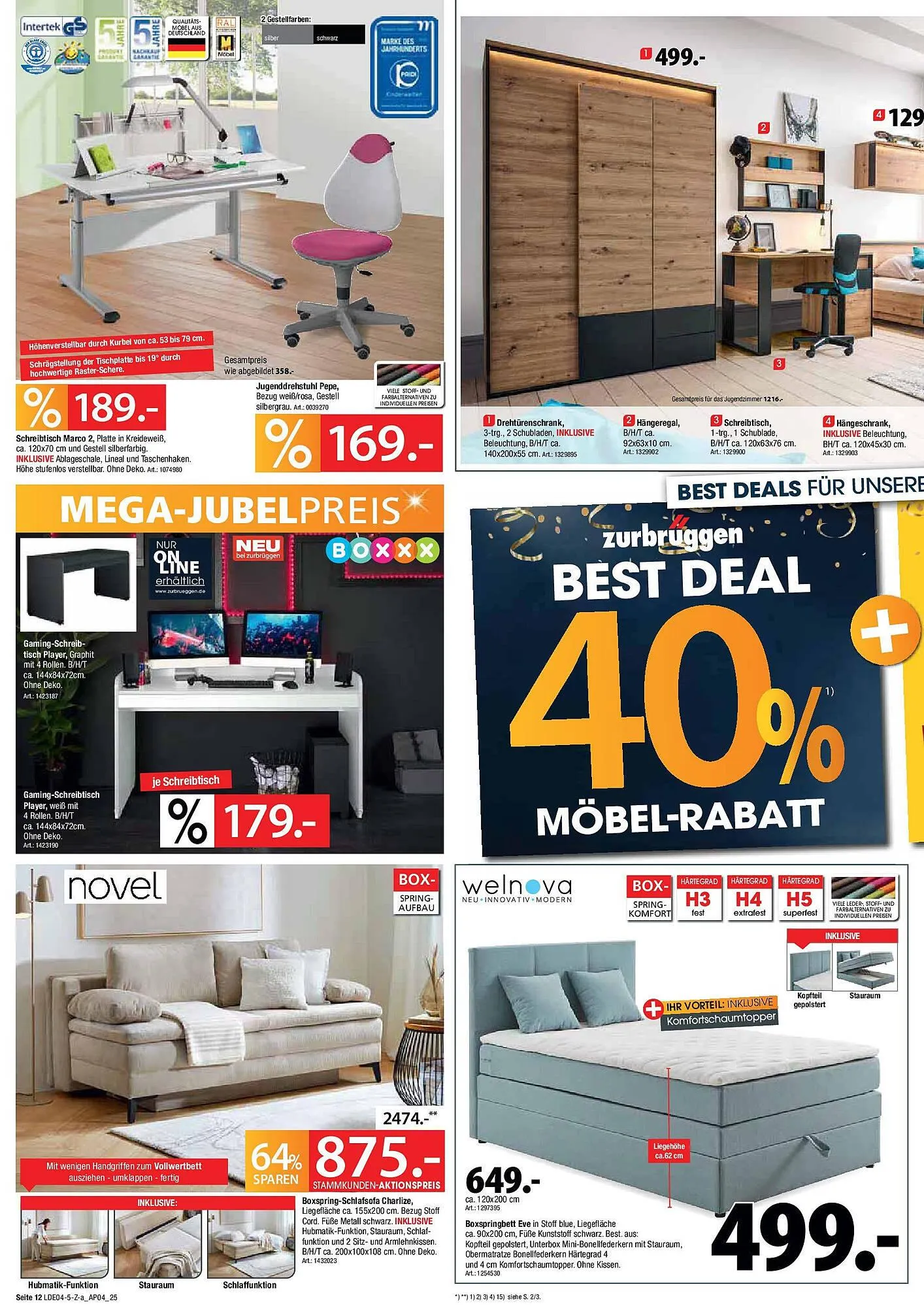 Zurbrüggen Prospekt von 28. März bis 12. April 2025 - Prospekt seite 12