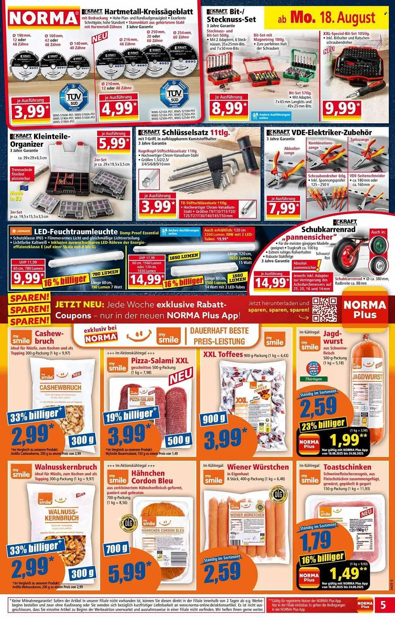 Norma Prospekt von 18. August bis 24. August 2025 - Prospekt seite 5