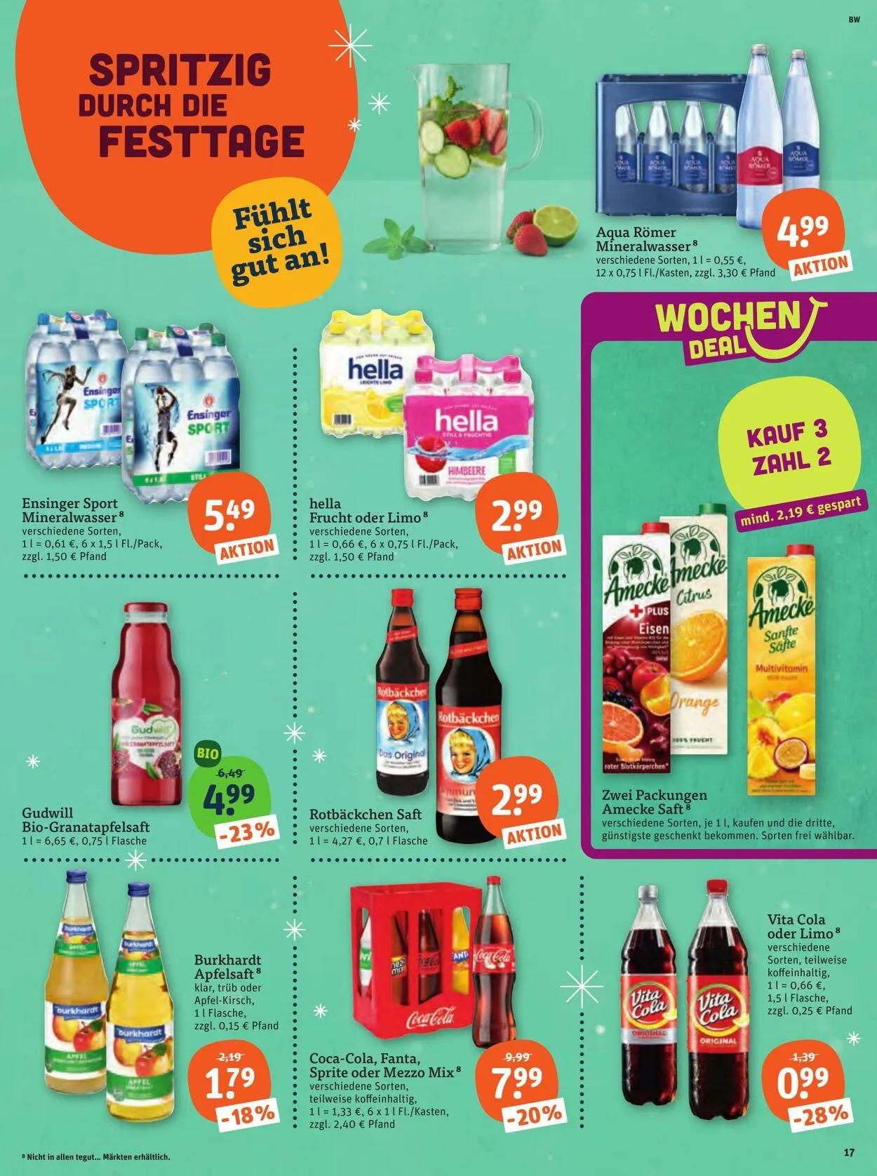 Tegut Aktueller Prospekt von 8. Dezember bis 14. Dezember 2025 - Prospekt seite 19