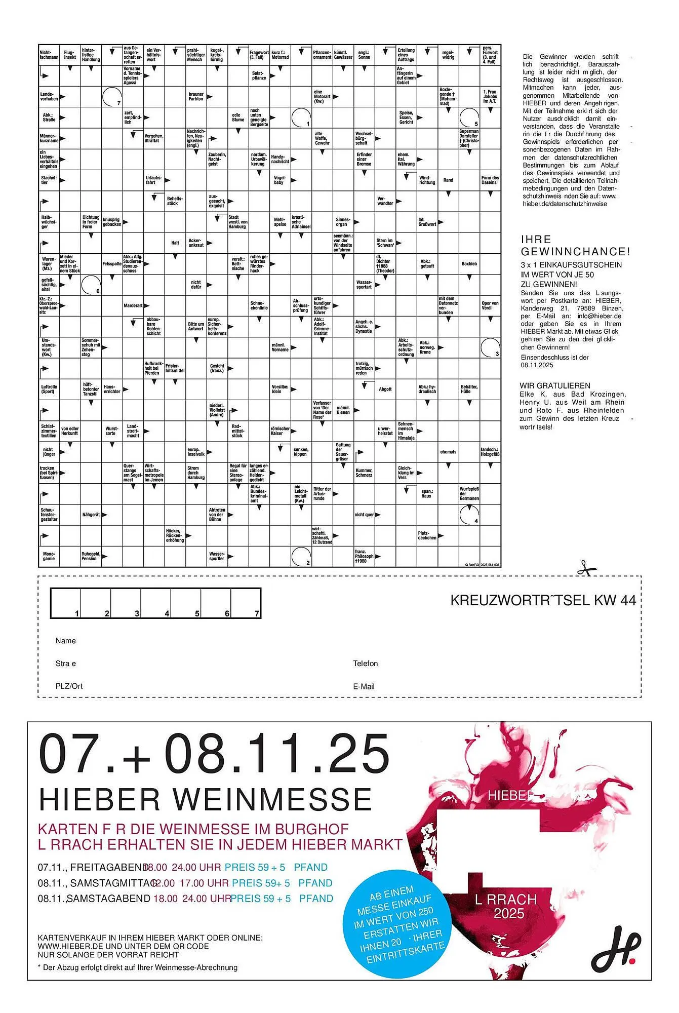 Hieber's Frische Center Prospekt von 26. Oktober bis 1. November 2025 - Prospekt seite 15