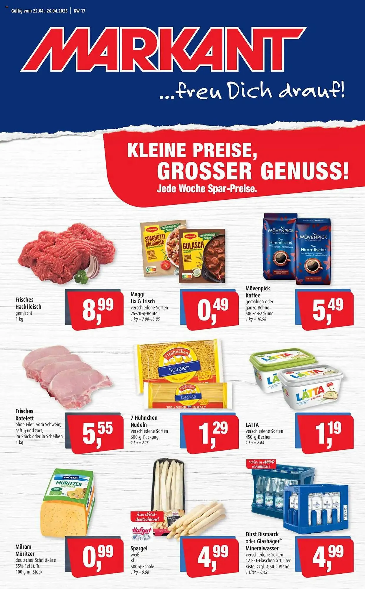 Markant Prospekt von 22. April bis 26. April 2025 - Prospekt seite 1