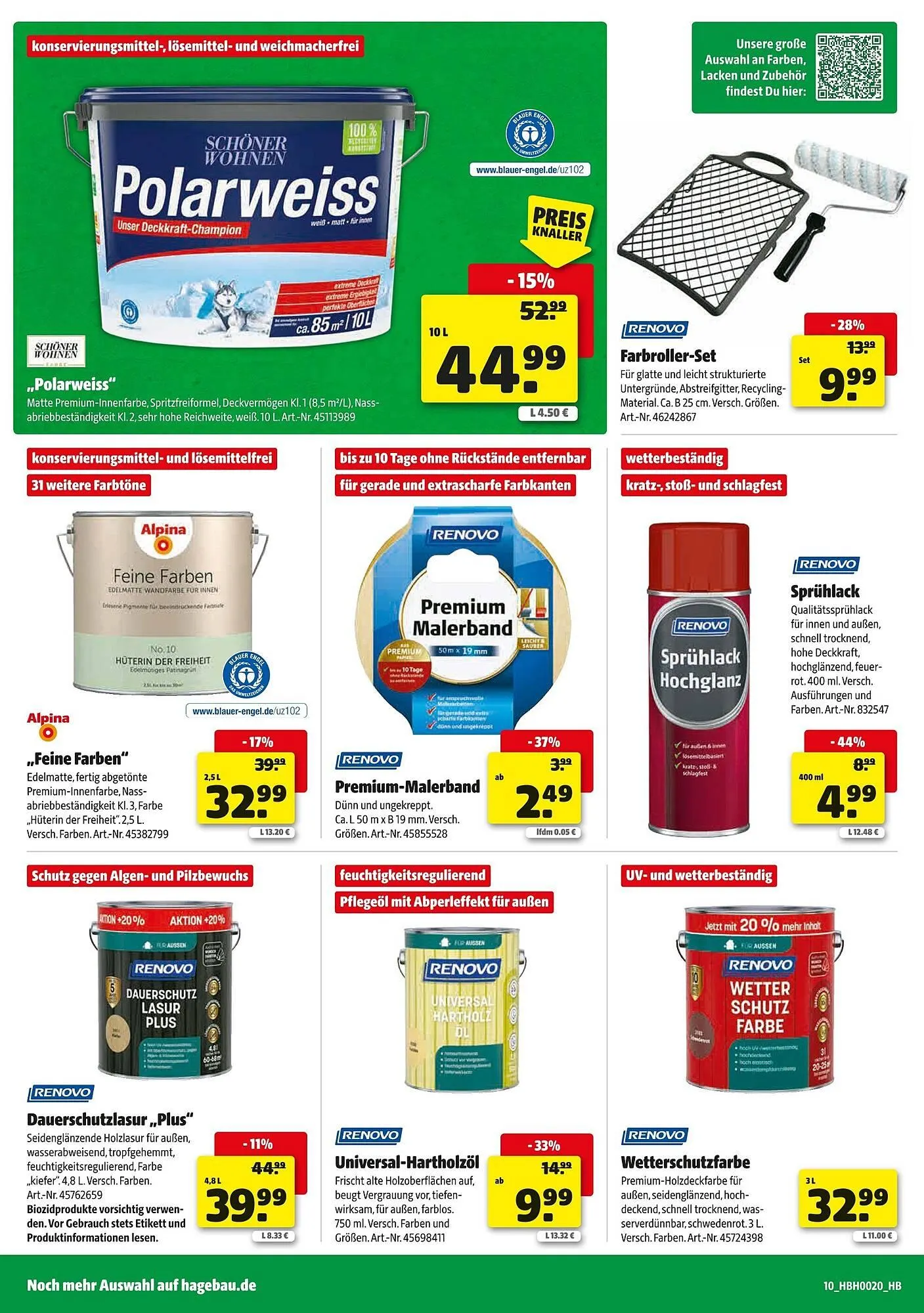 Hagebau Prospekt von 10. Mai bis 17. Mai 2025 - Prospekt seite 10