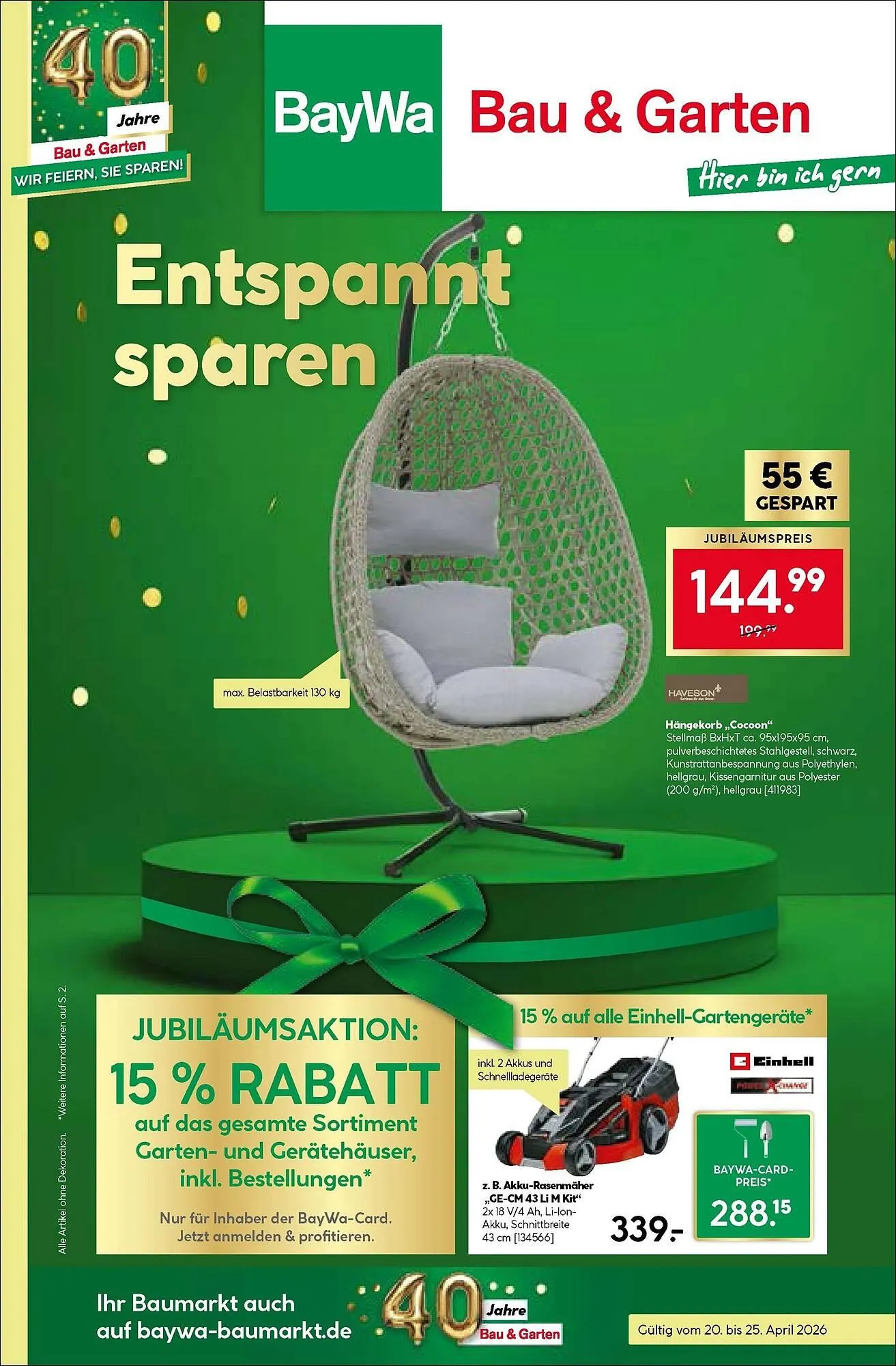 BayWa Bau & Garten Prospekt - 1