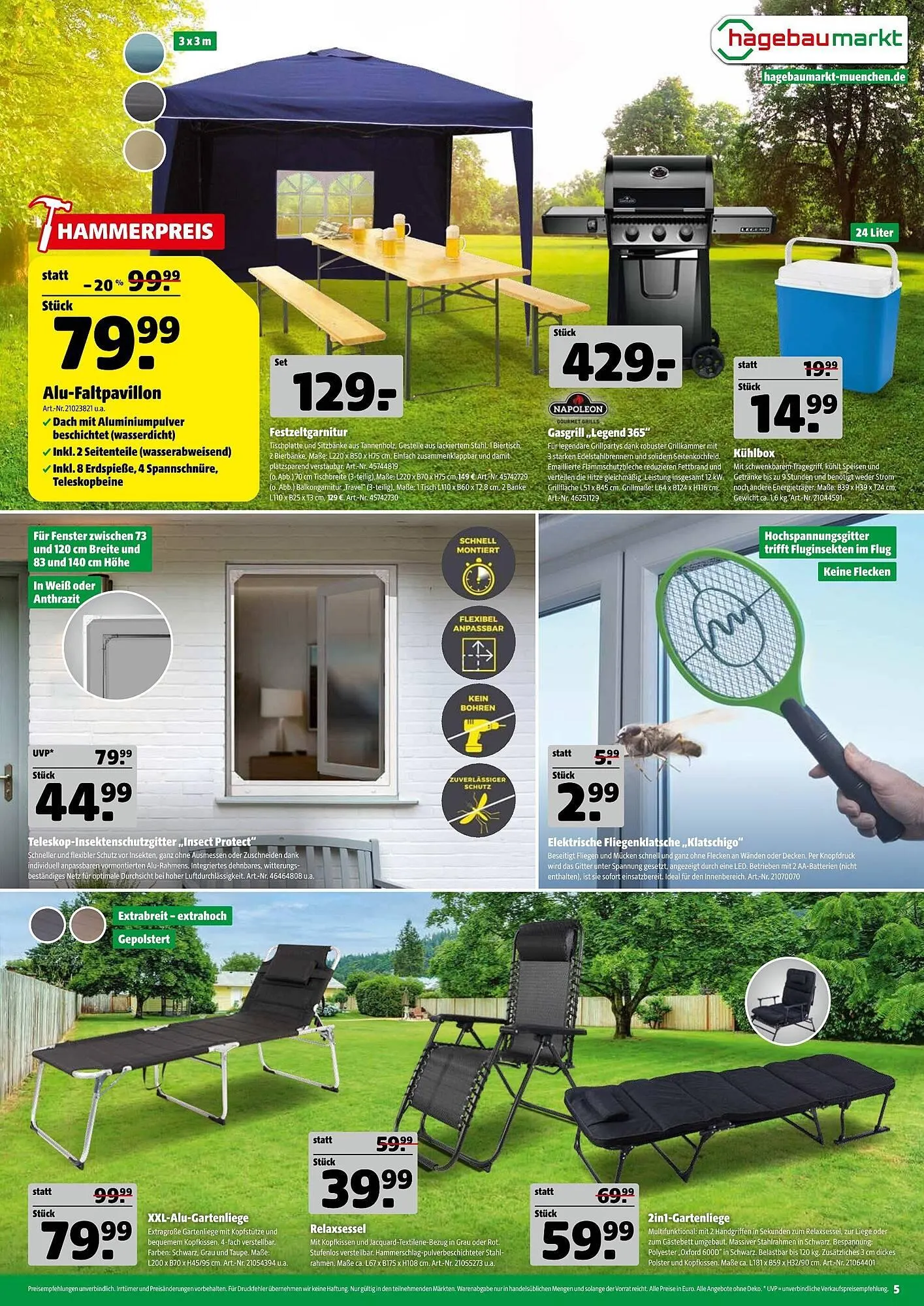 Hagebau Prospekt von 4. Juni bis 13. Juni 2025 - Prospekt seite 5